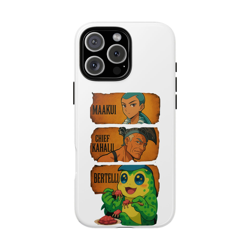 Tough Cases - Anime Phone Case Featuring Maakui, Chief Kahaili, and Bertelli, Great Gift for Fans, Personalized, Trendy, Durable