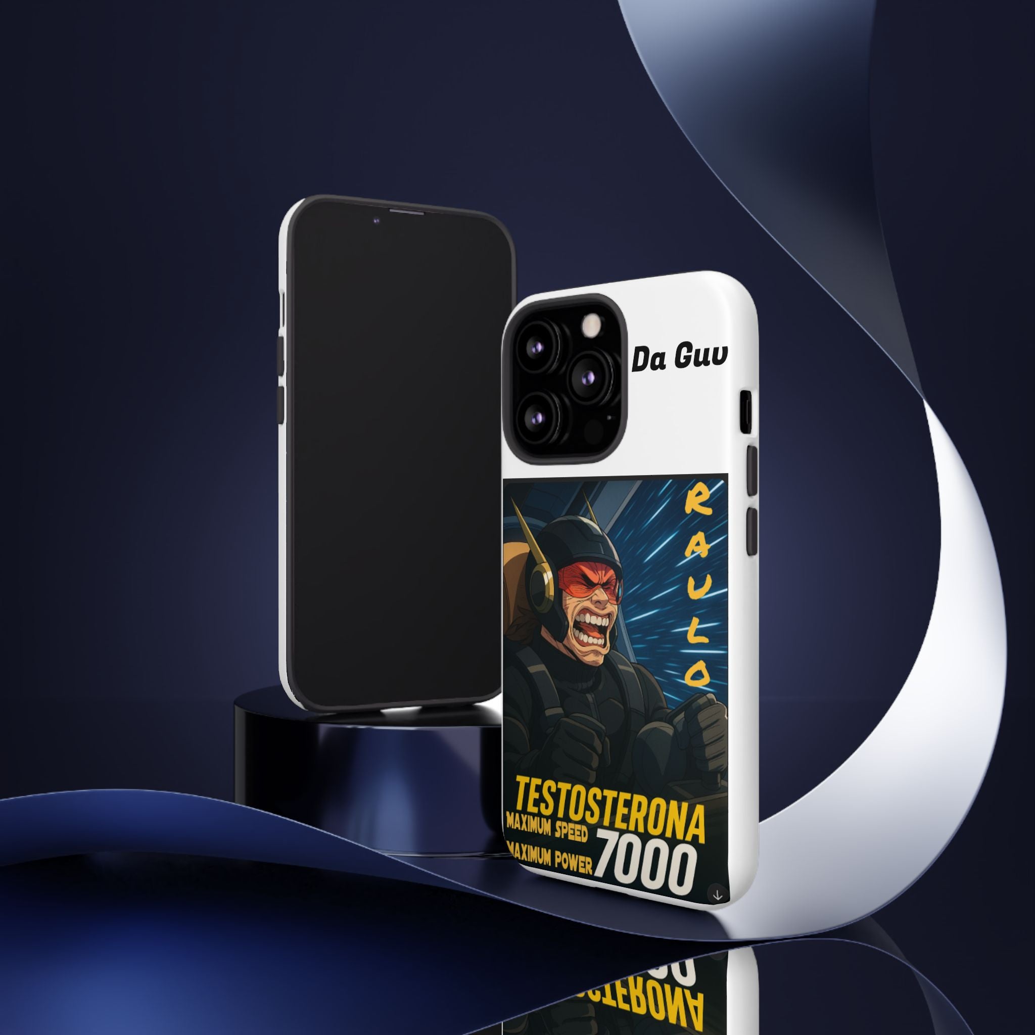 Anime Raulo Tough Cases - Sci-Fi Book Theme, Testosterona 7000, Phone Cover, Protective Shell, Unique Design, Gift for Sci-Fi Fans