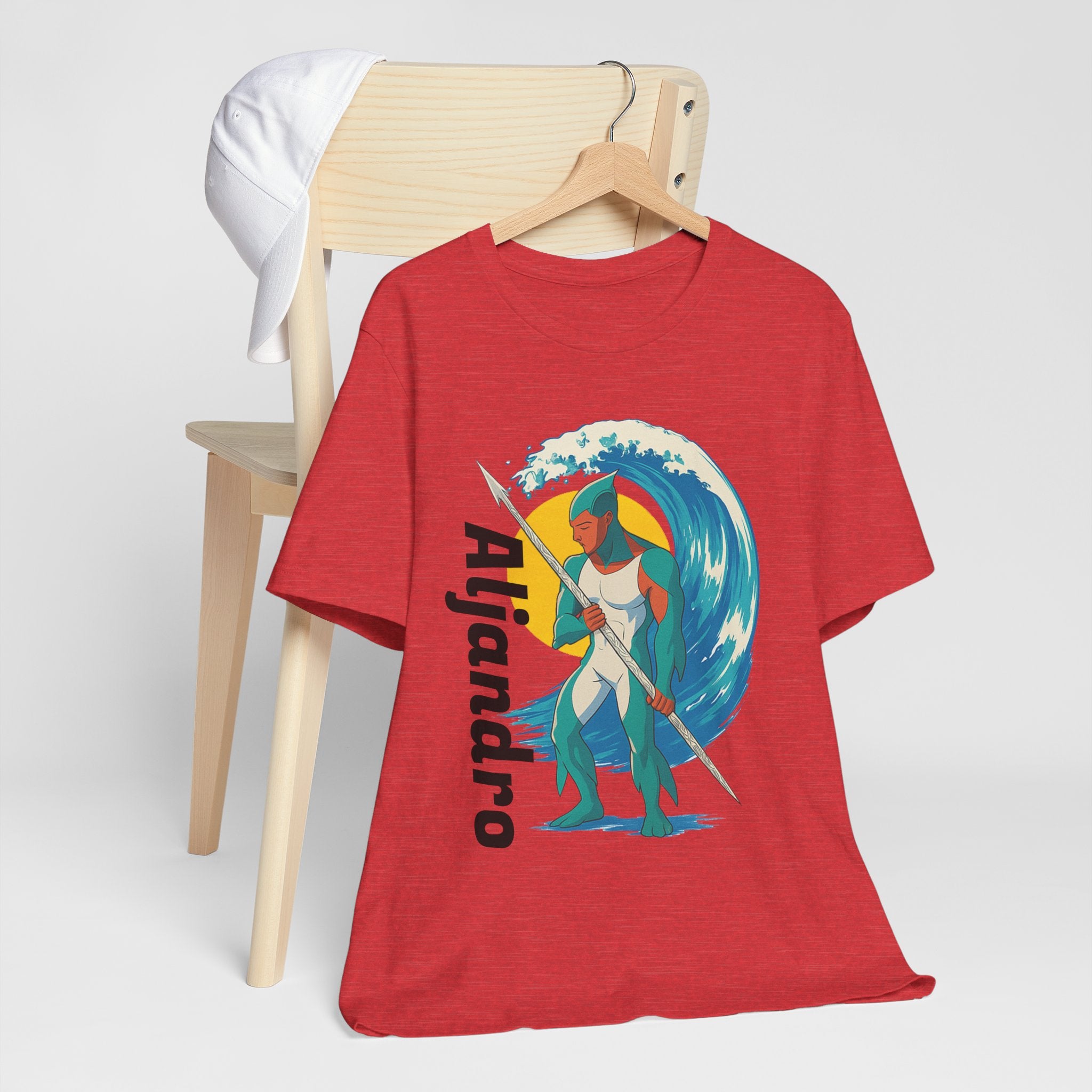 Aljandro Wave Warrior T-Shirt — Personalized 'Aljandro' Surf Guardian Tee