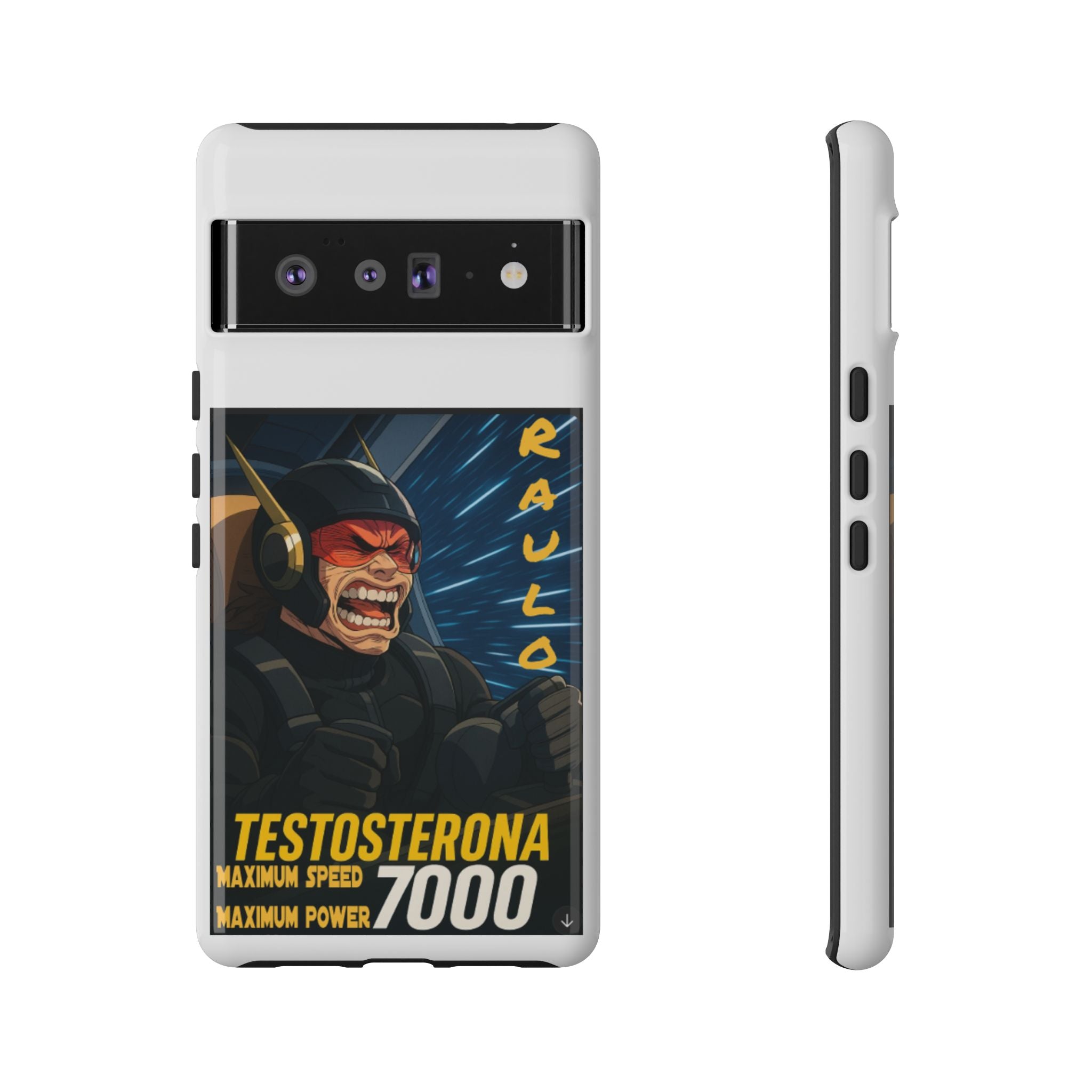 Anime Raulo Tough Cases - Sci-Fi Book Theme, Testosterona 7000, Phone Cover, Protective Shell, Unique Design, Gift for Sci-Fi Fans