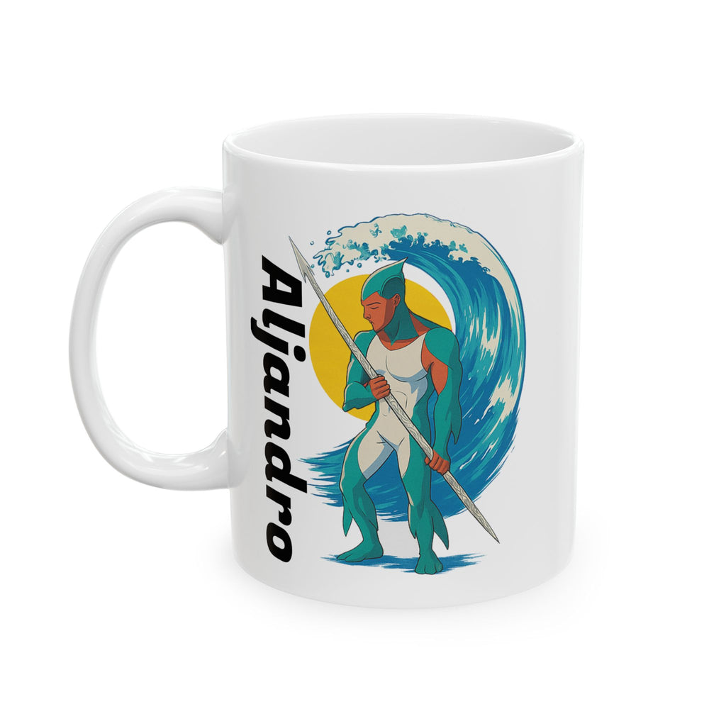 Anime Aljandro Ceramic Mug for Coffee Lovers, Funny Gift for Friends, Unique Tea Cup, Bright Art Mug, Birthday Gift