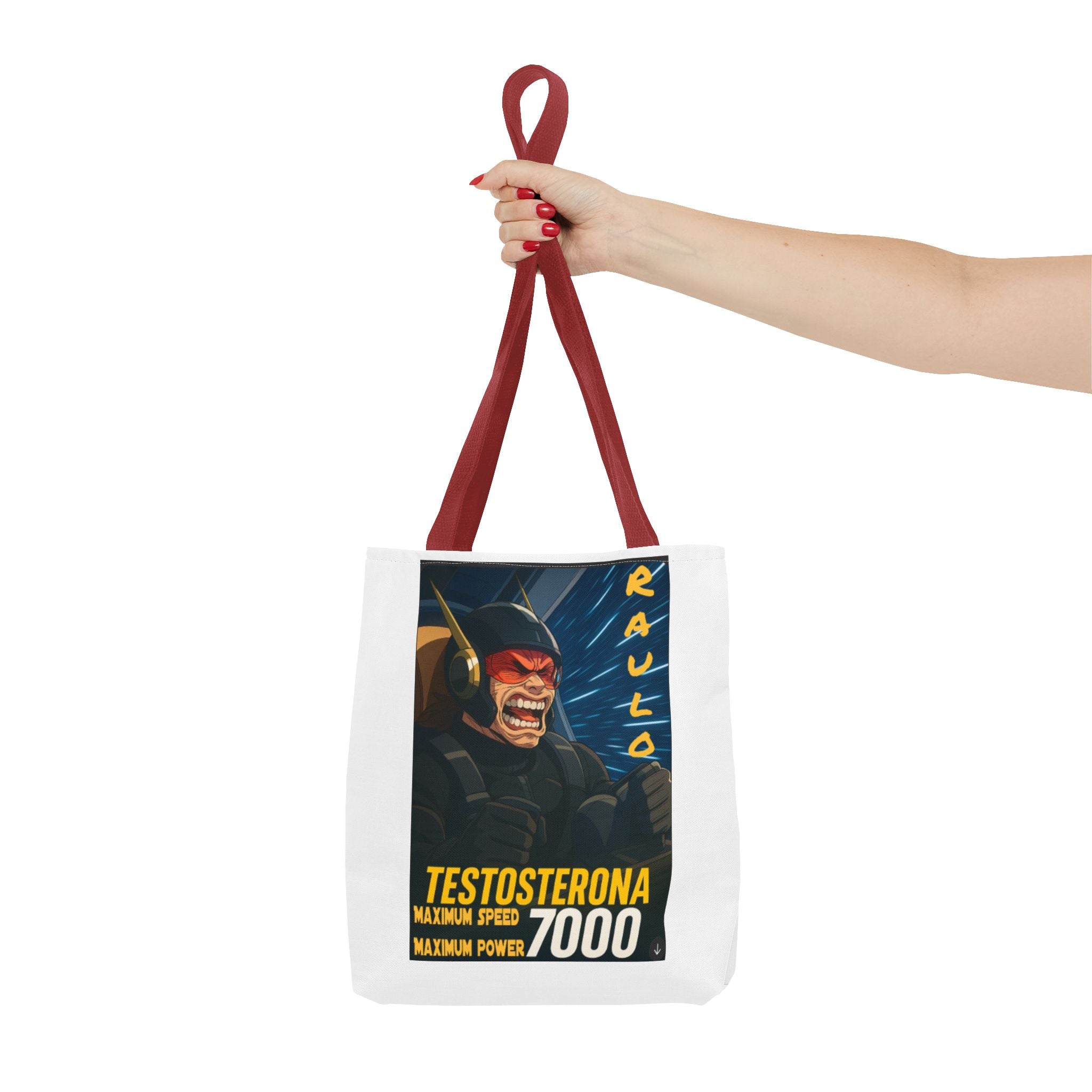 Anime Raulo Tote Bag, testosterona 7000, Da Guv Shopping Bag, Gift for Him, Casual Daily Use, Fitness Tote, Unique Design