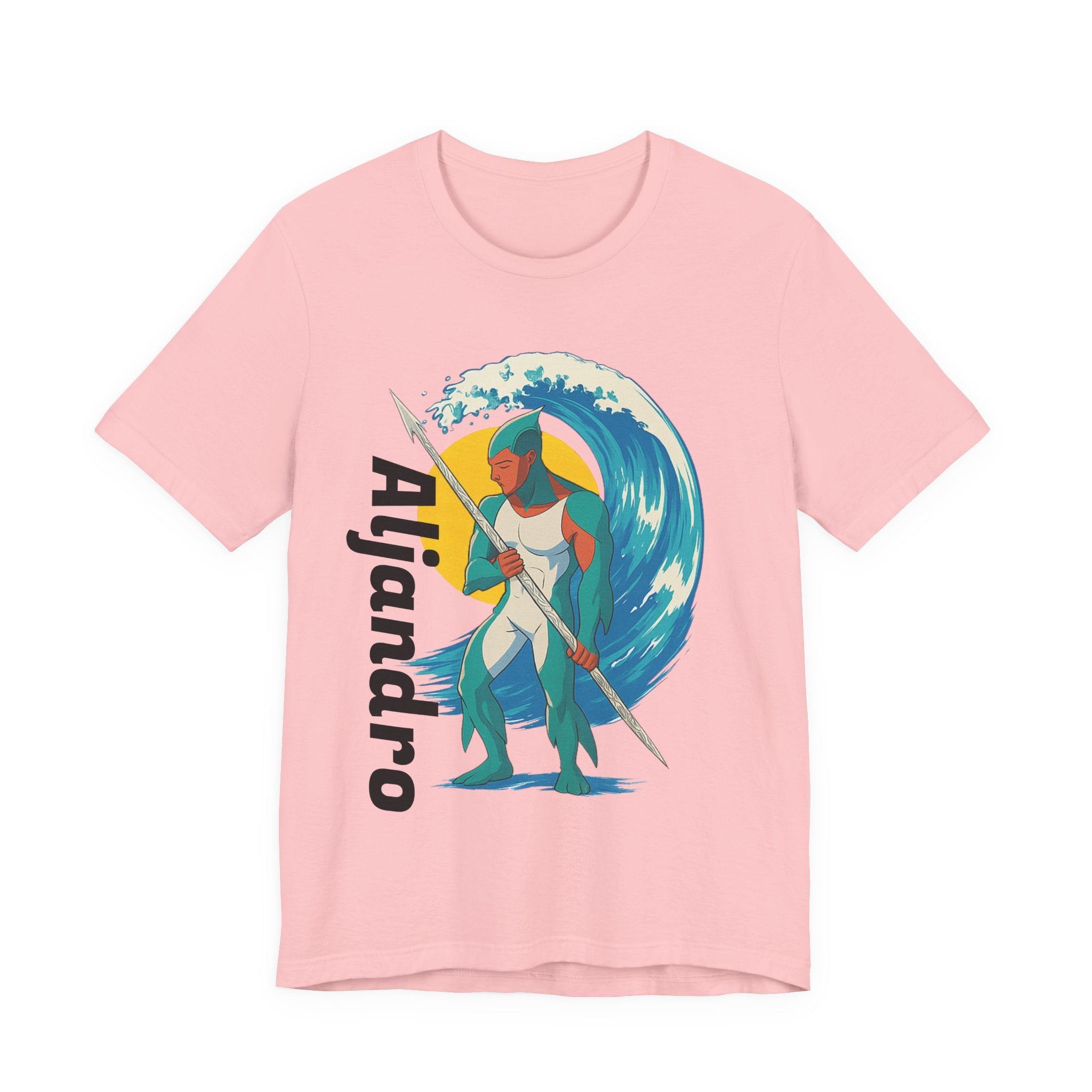 Aljandro Wave Warrior T-Shirt — Personalized 'Aljandro' Surf Guardian Tee