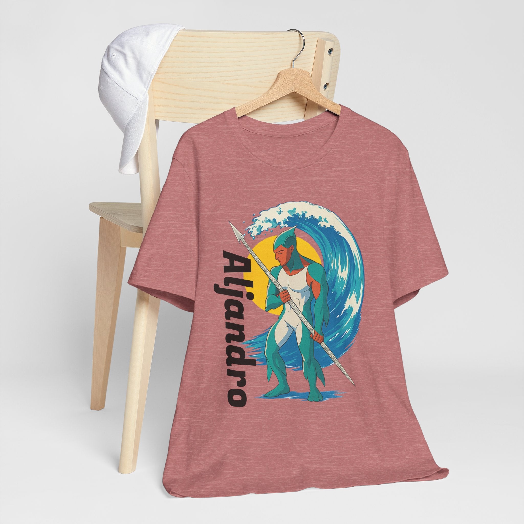 Aljandro Wave Warrior T-Shirt — Personalized 'Aljandro' Surf Guardian Tee