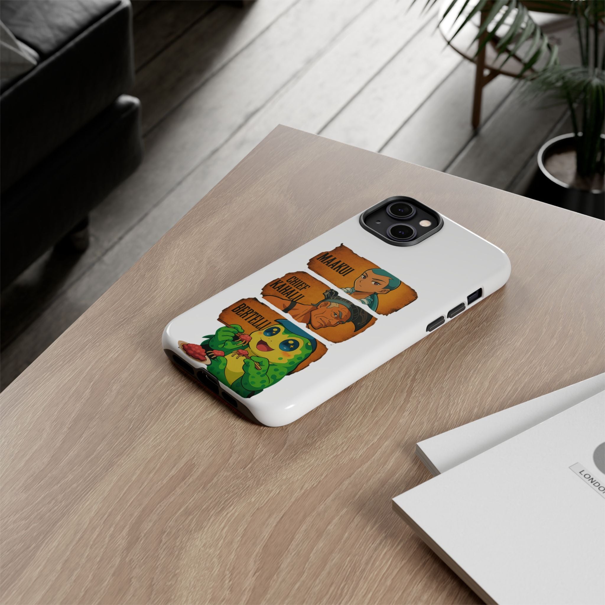 Tough Cases - Anime Phone Case Featuring Maakui, Chief Kahaili, and Bertelli, Great Gift for Fans, Personalized, Trendy, Durable