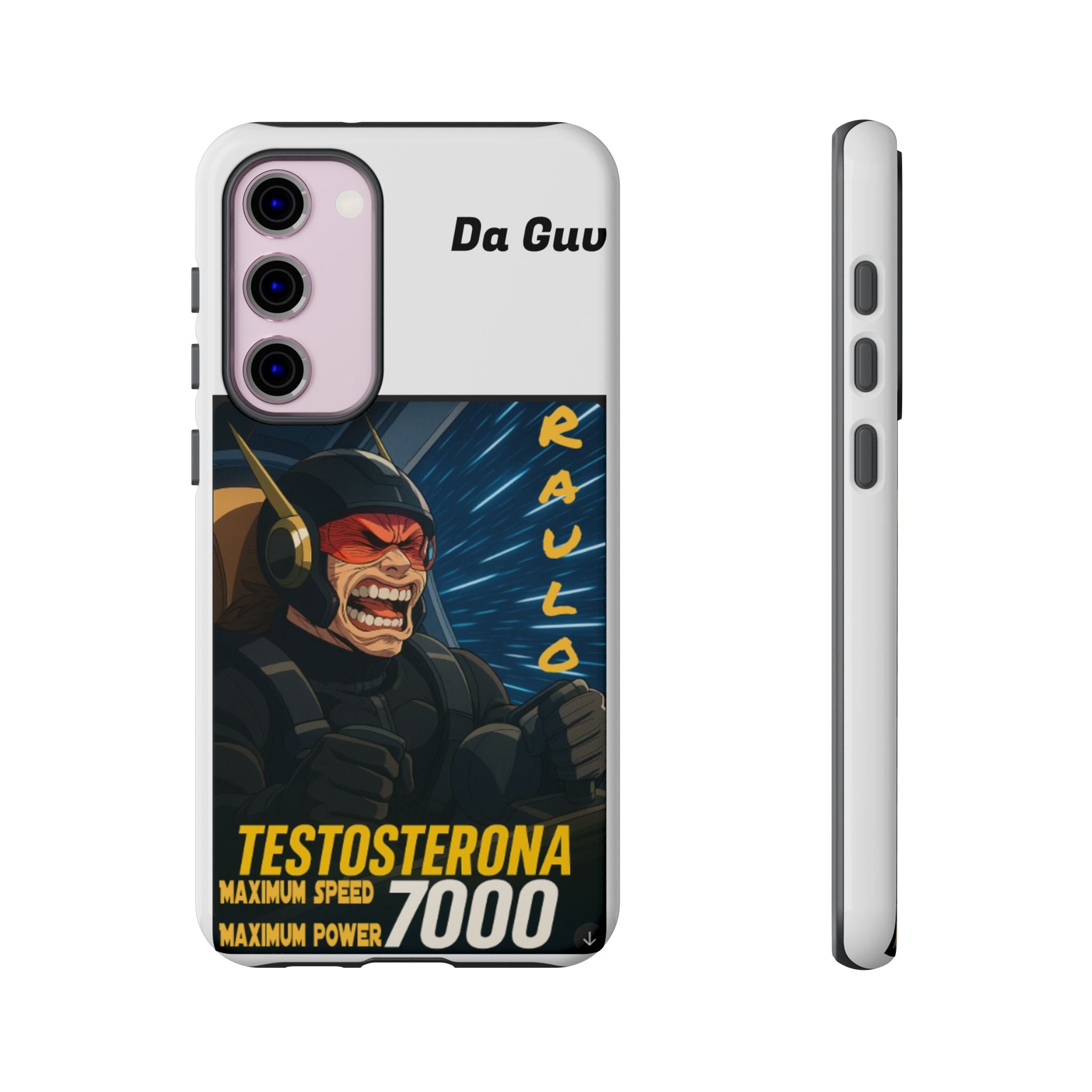 Anime Raulo Tough Cases - Sci-Fi Book Theme, Testosterona 7000, Phone Cover, Protective Shell, Unique Design, Gift for Sci-Fi Fans