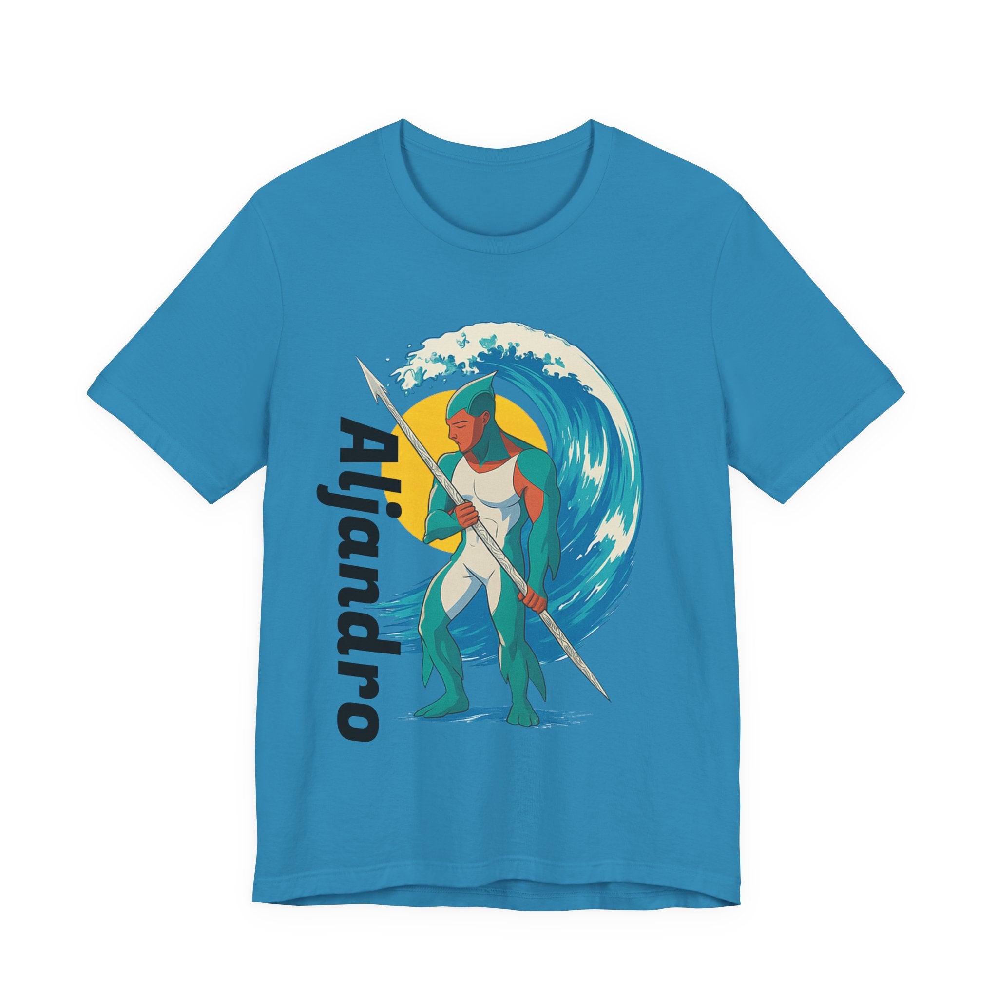 Aljandro Wave Warrior T-Shirt — Personalized 'Aljandro' Surf Guardian Tee