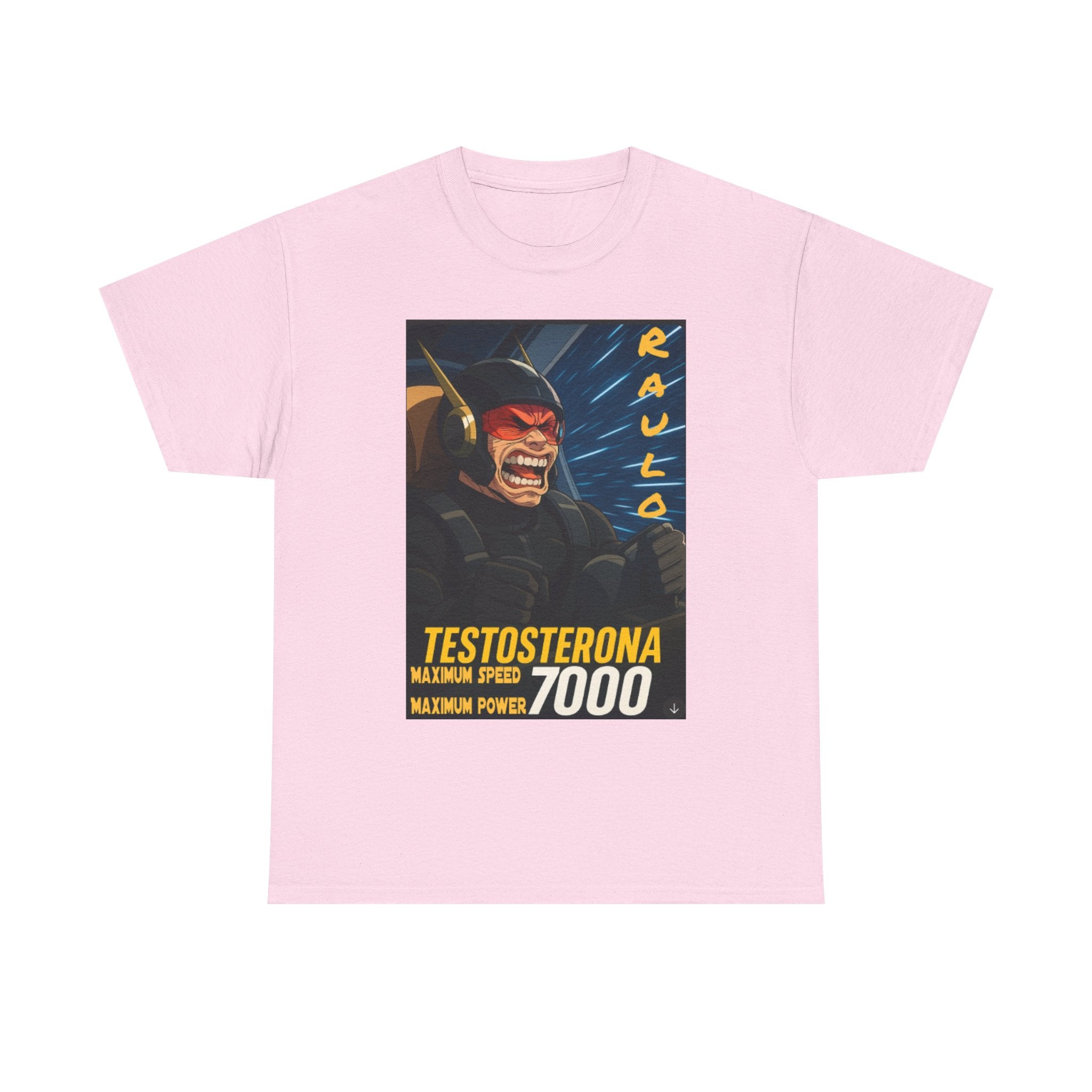 Sci-Fi Anime Raulo Testosterona Tee, Da Guv Book Fan Shirt, Unisex Cotton Top, Gift for Sci-Fi Lovers, Tee for Anime Enthusiasts
