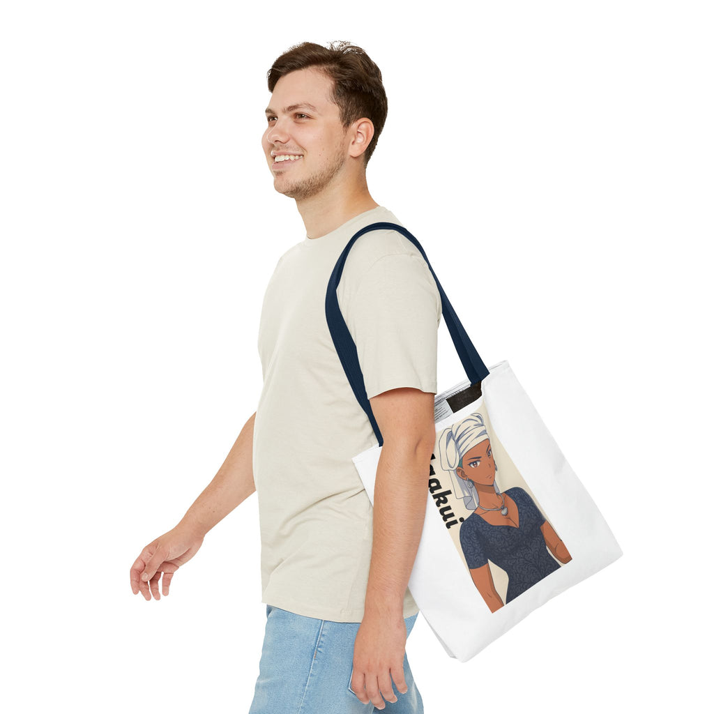 Stylish AOP Tote Bag, Trendy Graphic Reusable Bag, Casual Everyday Carryall, Fashionable Gift for Her, Versatile Shopping Accessory