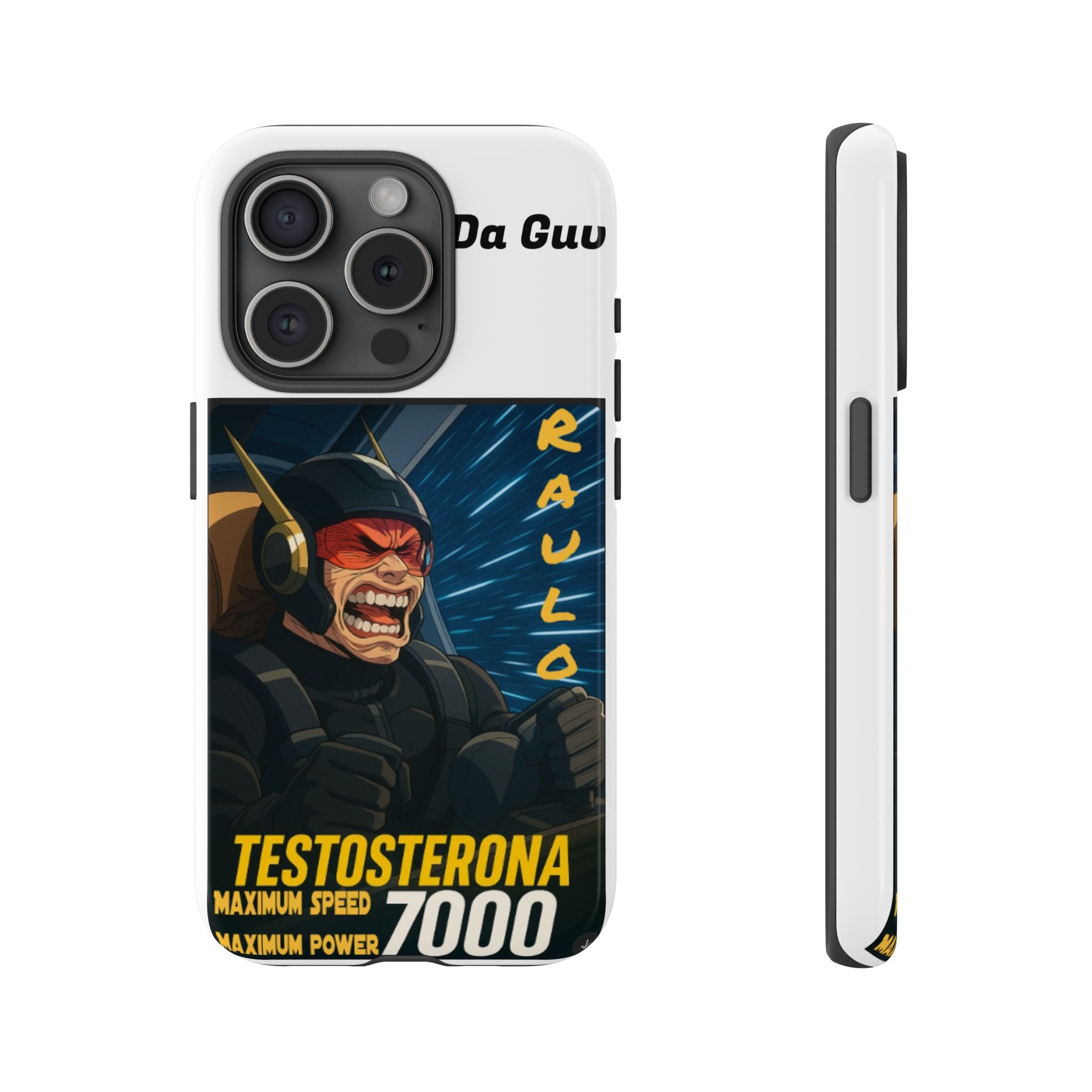 Anime Raulo Tough Cases - Sci-Fi Book Theme, Testosterona 7000, Phone Cover, Protective Shell, Unique Design, Gift for Sci-Fi Fans