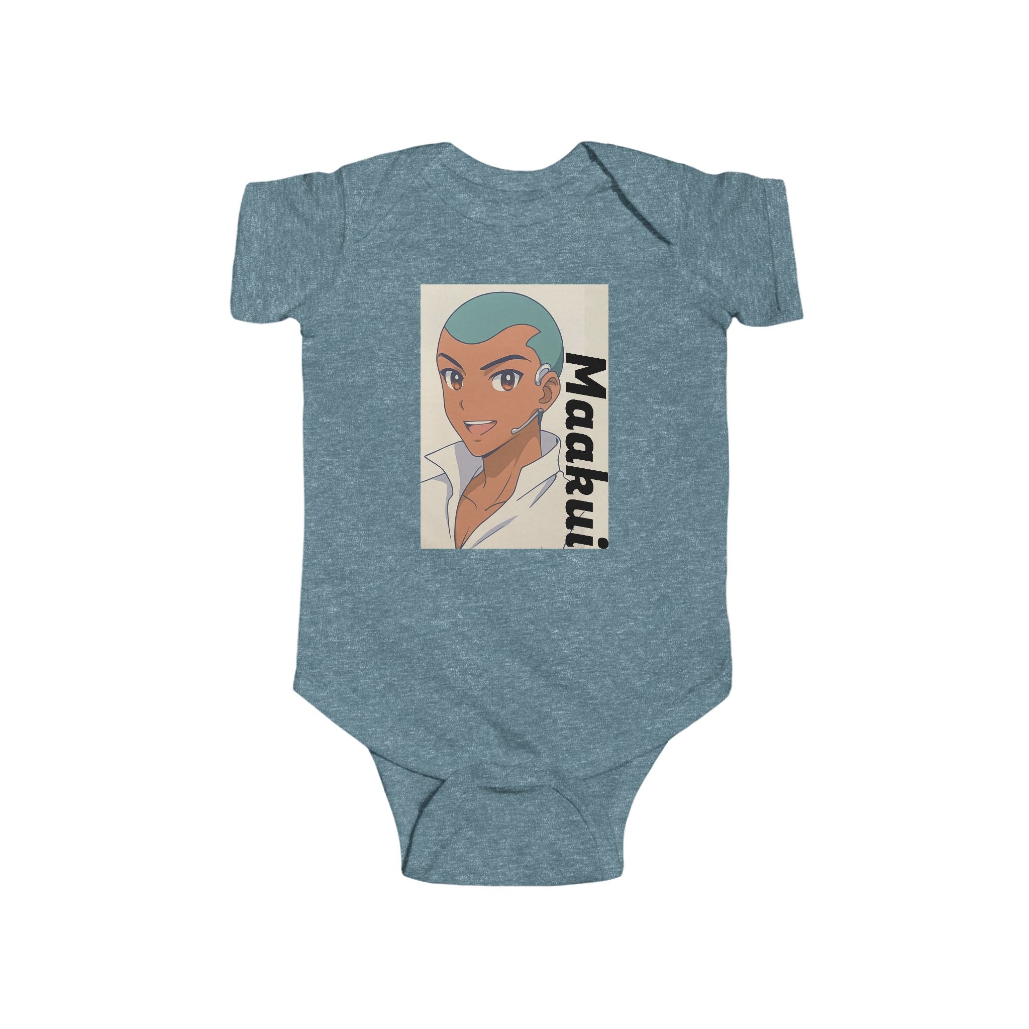 Anime Maakui Cute Character Infant Bodysuit, Baby Onesie, Toddler Gift, Newborn Apparel, Baby Shower Outfit, Fun Design