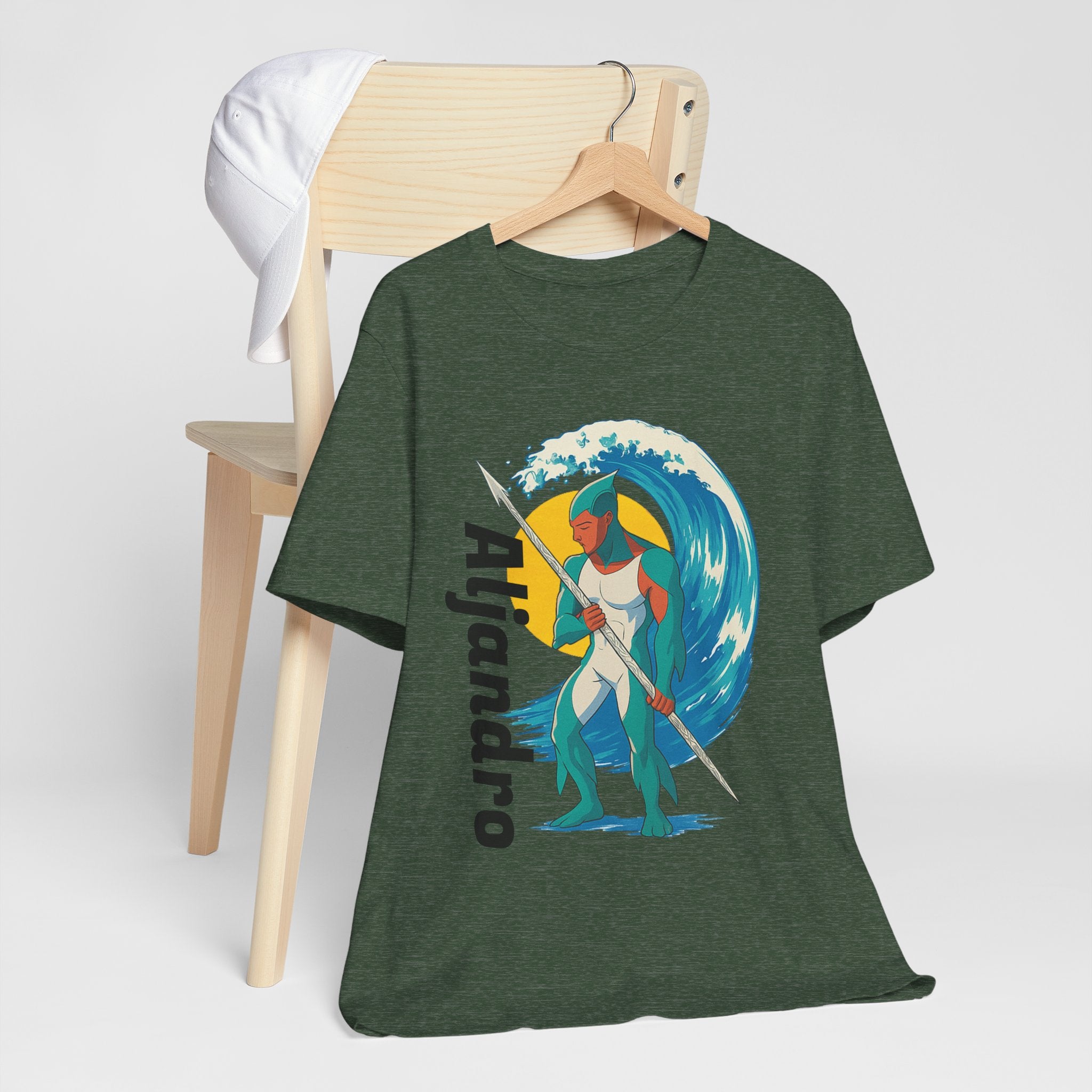 Aljandro Wave Warrior T-Shirt — Personalized 'Aljandro' Surf Guardian Tee