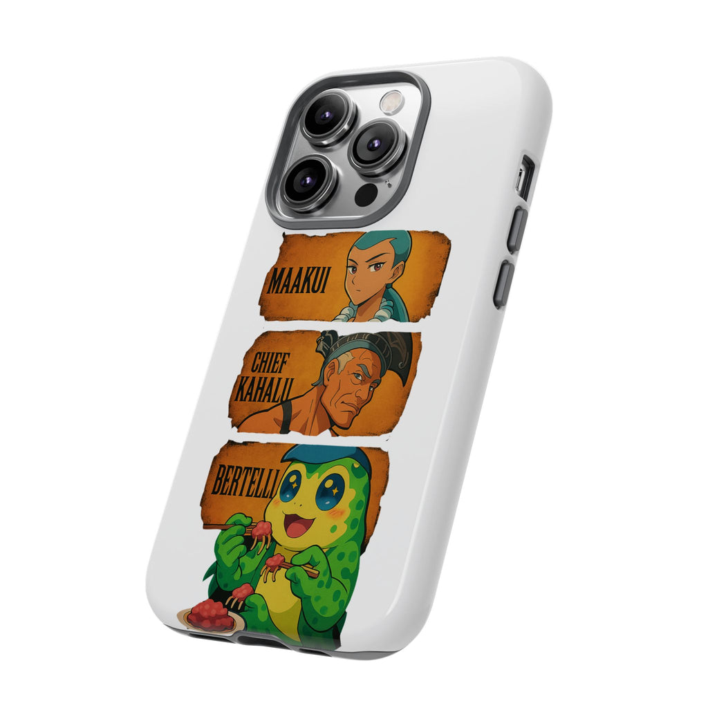 Tough Cases - Anime Phone Case Featuring Maakui, Chief Kahaili, and Bertelli, Great Gift for Fans, Personalized, Trendy, Durable