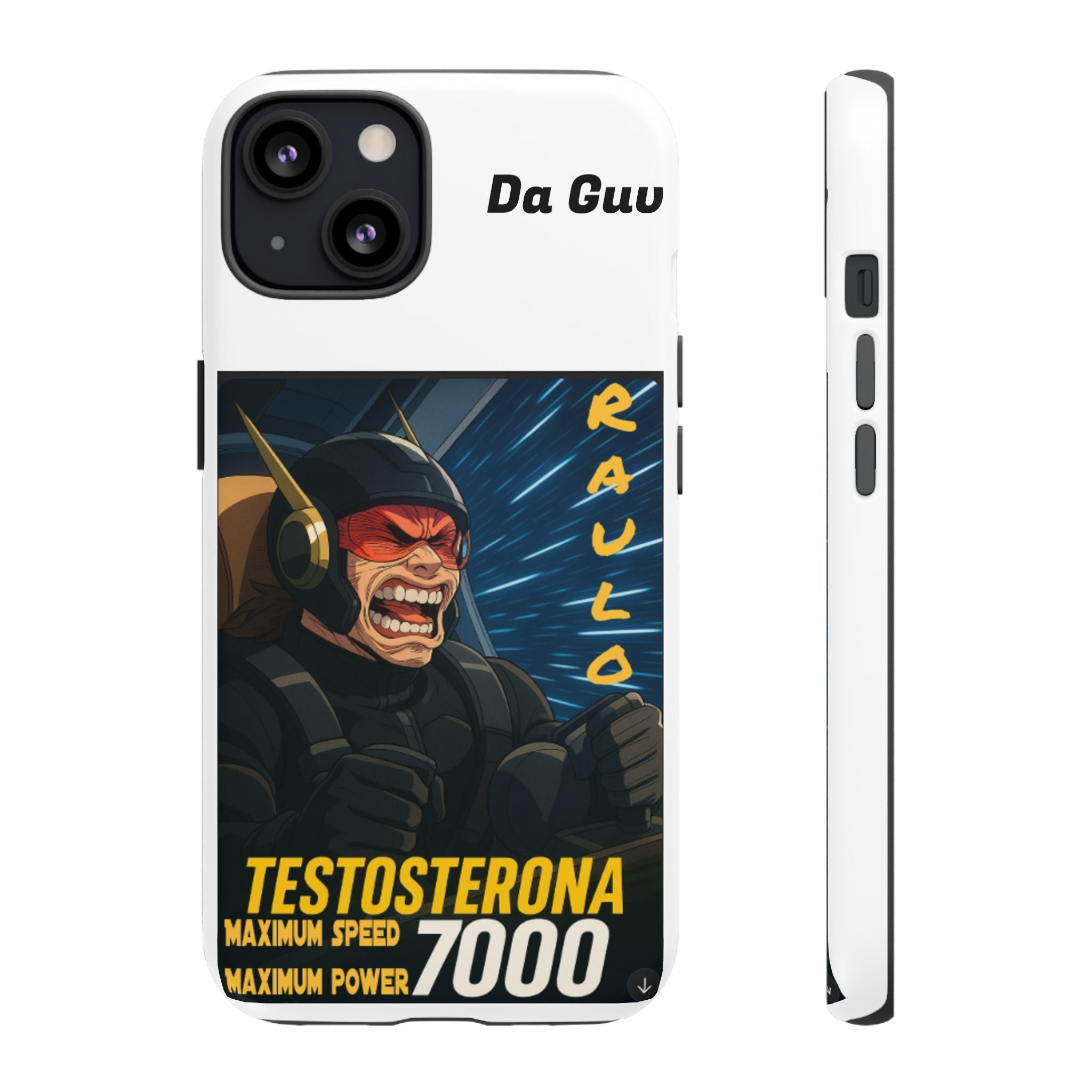 Anime Raulo Tough Cases - Sci-Fi Book Theme, Testosterona 7000, Phone Cover, Protective Shell, Unique Design, Gift for Sci-Fi Fans