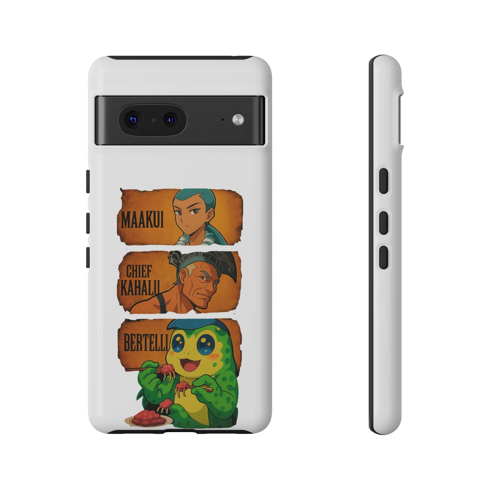 Tough Cases - Anime Phone Case Featuring Maakui, Chief Kahaili, and Bertelli, Great Gift for Fans, Personalized, Trendy, Durable