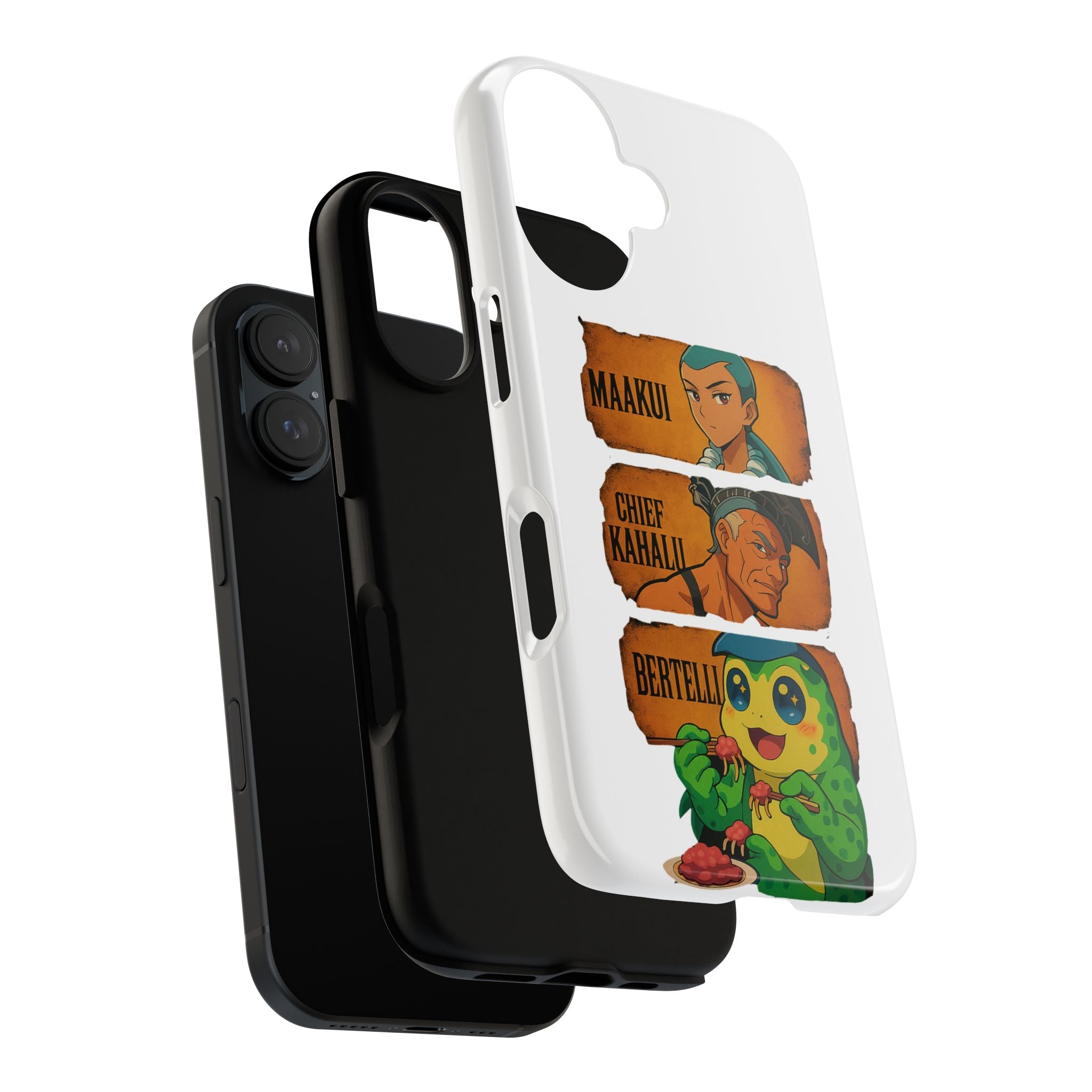 Tough Cases - Anime Phone Case Featuring Maakui, Chief Kahaili, and Bertelli, Great Gift for Fans, Personalized, Trendy, Durable