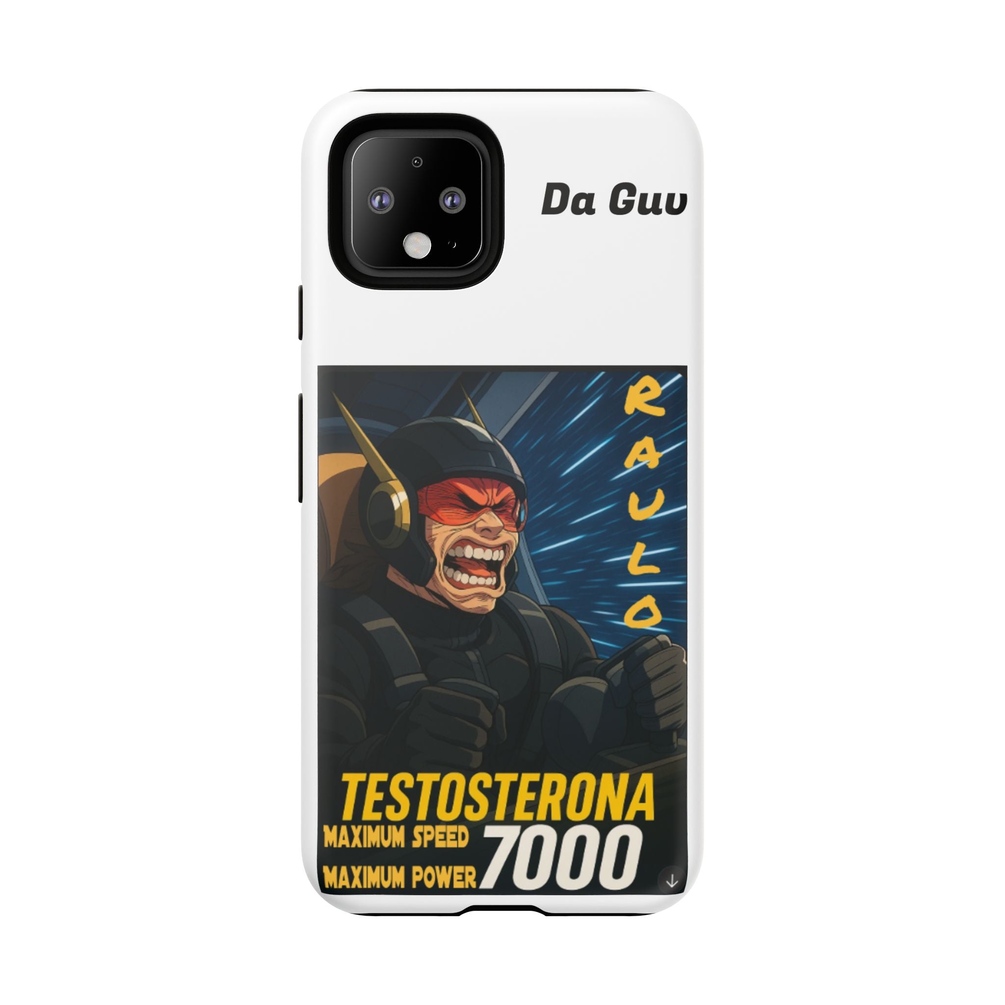 Anime Raulo Tough Cases - Sci-Fi Book Theme, Testosterona 7000, Phone Cover, Protective Shell, Unique Design, Gift for Sci-Fi Fans