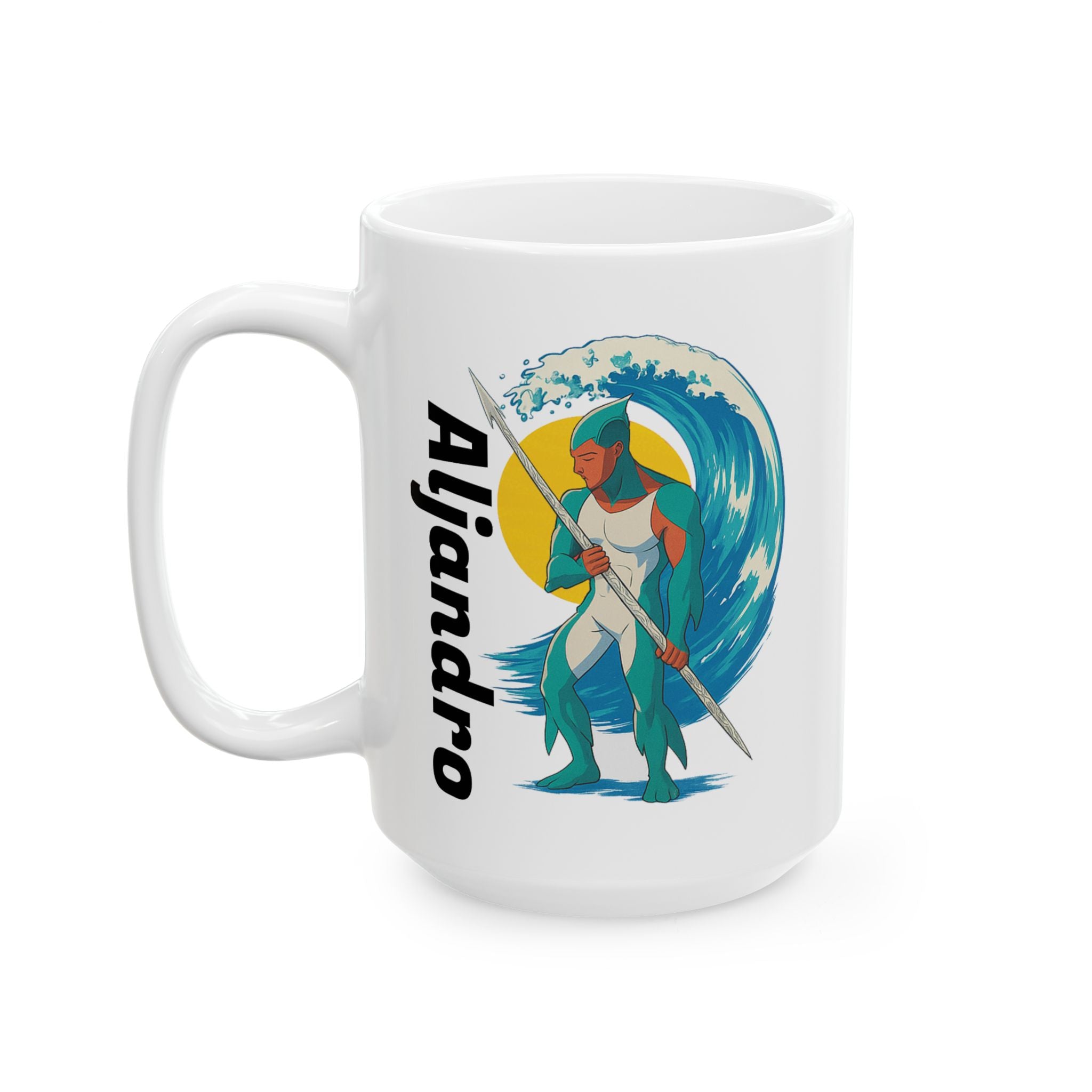 Anime Aljandro Ceramic Mug for Coffee Lovers, Funny Gift for Friends, Unique Tea Cup, Bright Art Mug, Birthday Gift