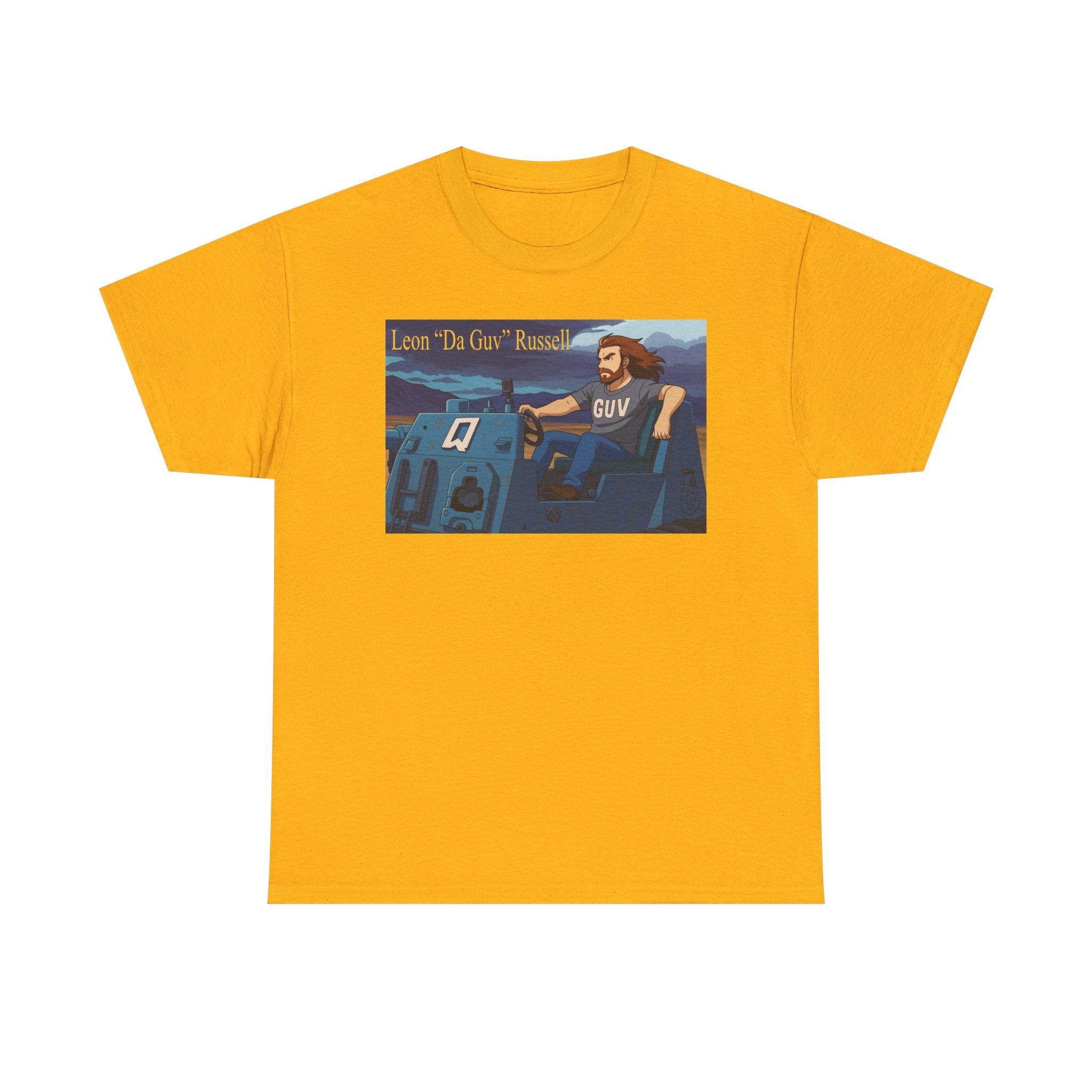 Sci-Fi Tank Driver Unisex Tee, Leon 'Da Guv' Russell, 'Da Guv' Book Fan Apparel, Graphic Tee, Cosplay Shirt, Pop Culture Tee