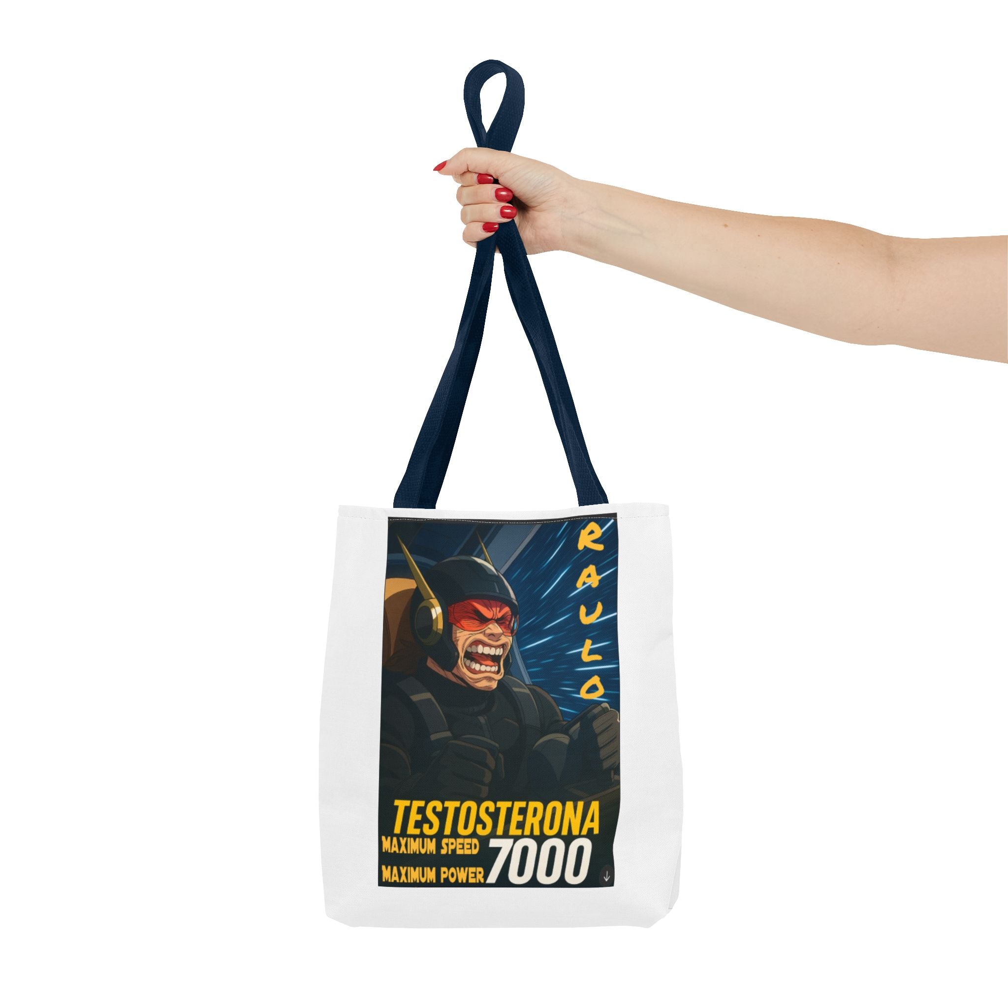 Anime Raulo Tote Bag, testosterona 7000, Da Guv Shopping Bag, Gift for Him, Casual Daily Use, Fitness Tote, Unique Design