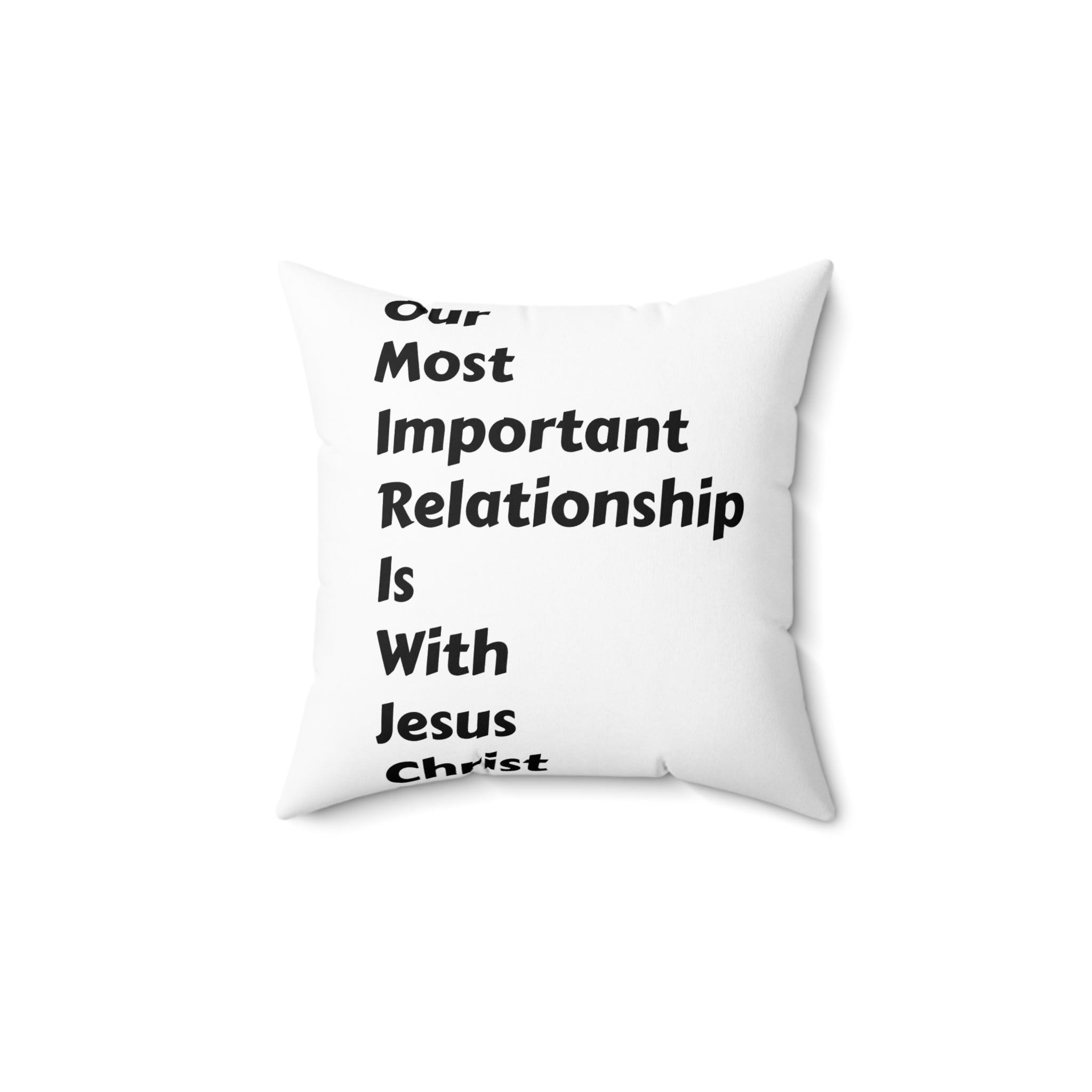 Spun Polyester Square Pillow