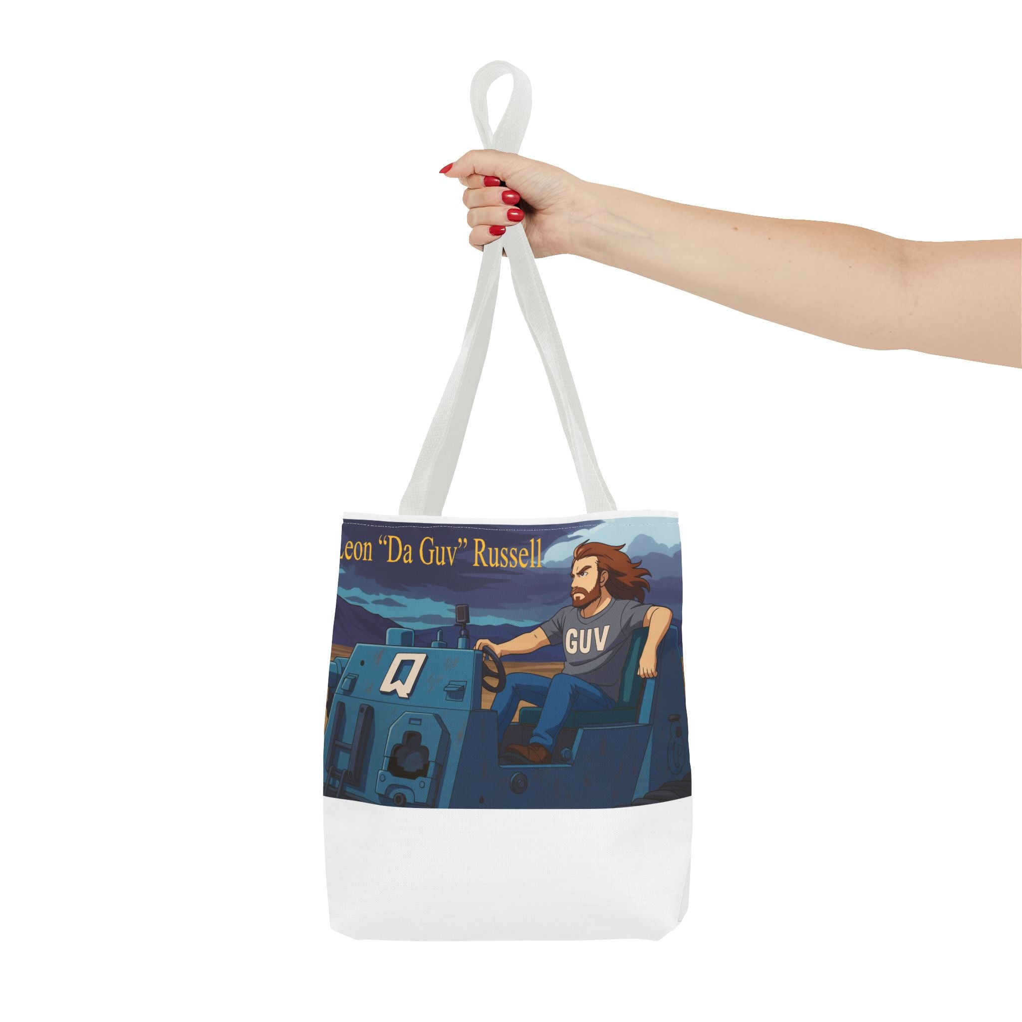 Tank Tote Bag - Leon "Da Guv" Russell from "Da Guv" Sci-Fi Book, Gift for Sci-Fi Fans, Unique Bookish Bag, Literary Tote, Book Lover Gift