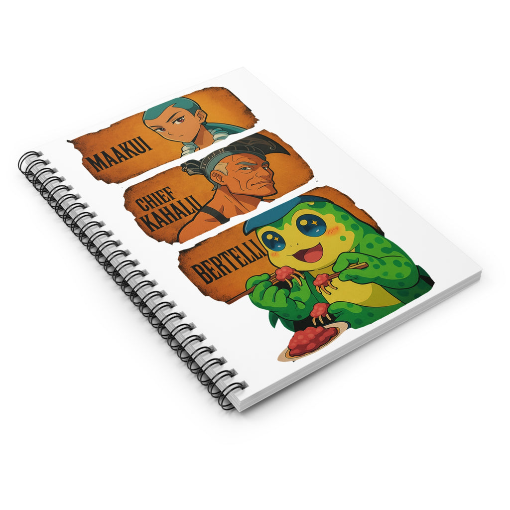 Anime Character Spiral Notebook | Fun Journal for Kids & Creative Minds | Perfect for School, Gift, or Daily Notes