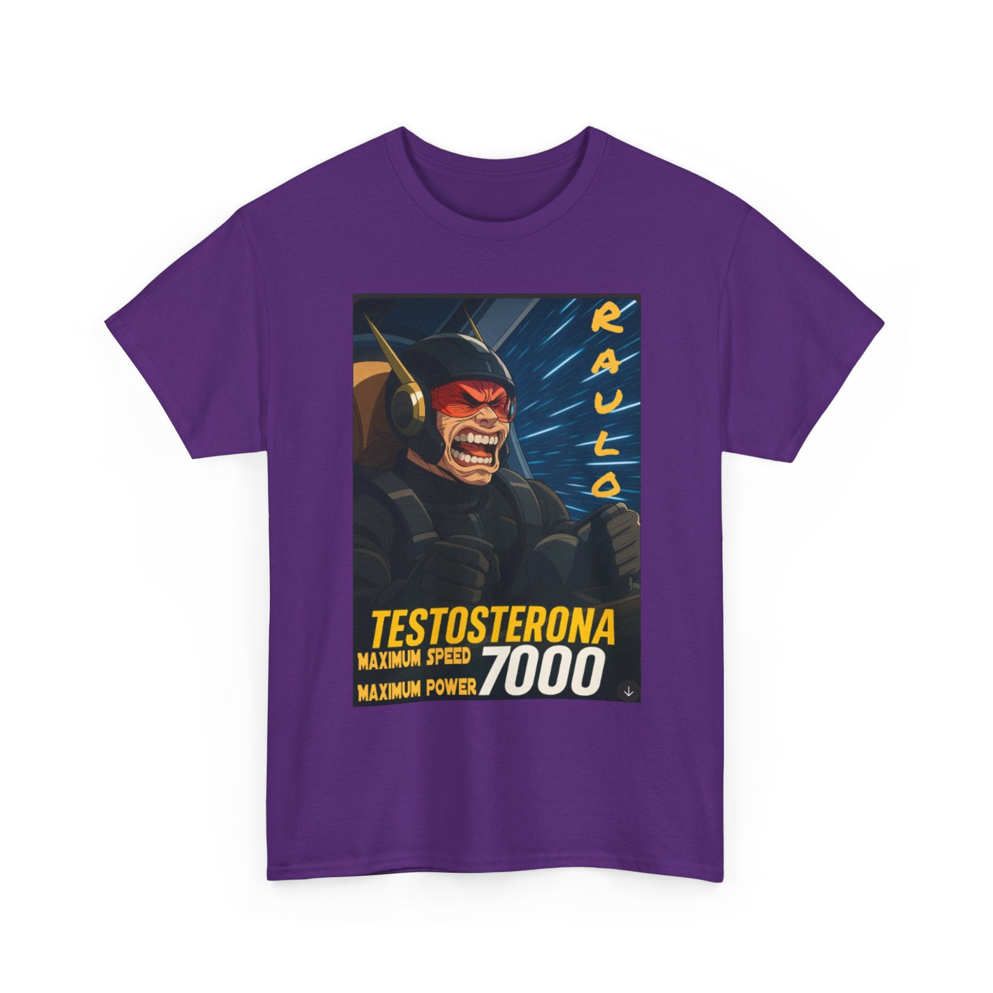 Sci-Fi Anime Raulo Testosterona Tee, Da Guv Book Fan Shirt, Unisex Cotton Top, Gift for Sci-Fi Lovers, Tee for Anime Enthusiasts