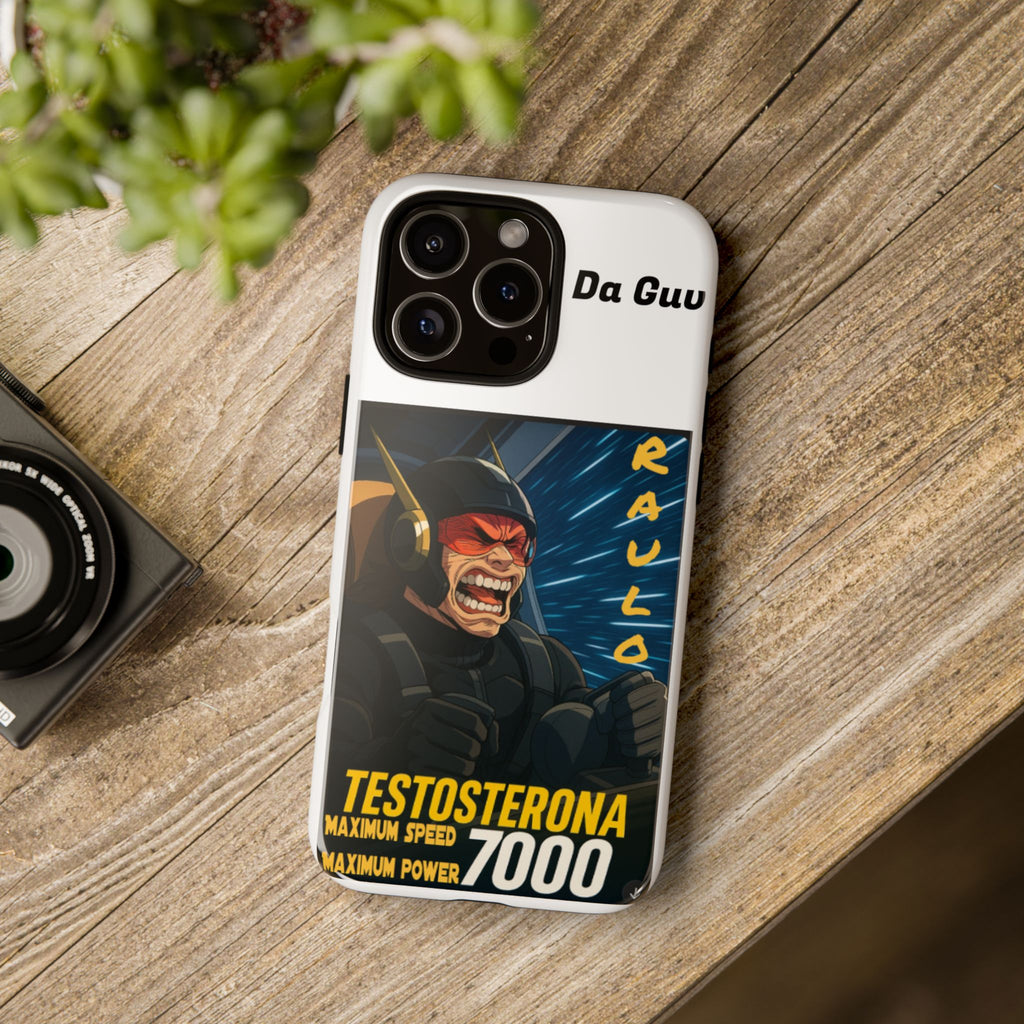 Anime Raulo Tough Cases - Sci-Fi Book Theme, Testosterona 7000, Phone Cover, Protective Shell, Unique Design, Gift for Sci-Fi Fans