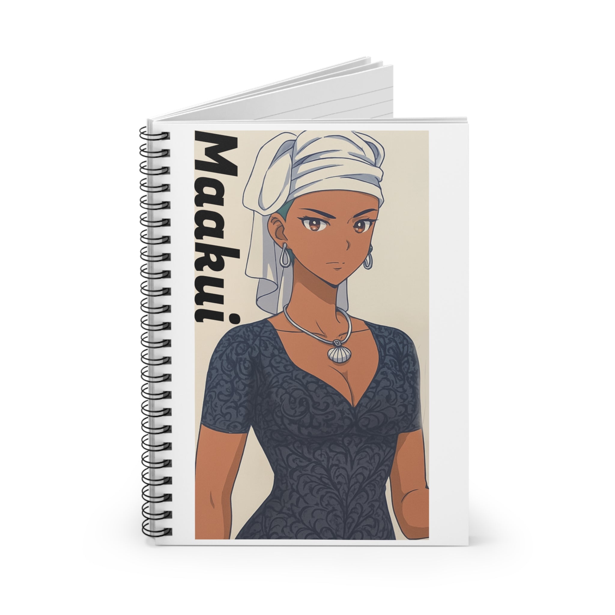 Spiral Notebook - Anime Maakui from Da Guv, Ruled Line Journal, Sci-Fi Manga Stationery, Bullet Point Diary, Fans Gift, College Supplies