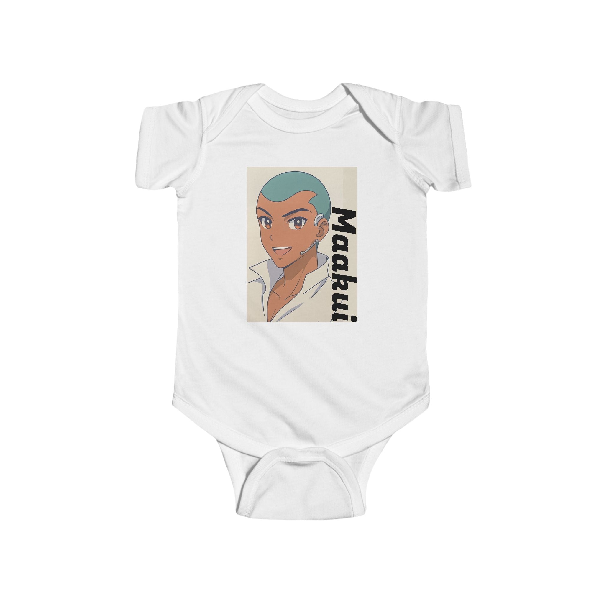 Anime Maakui Cute Character Infant Bodysuit, Baby Onesie, Toddler Gift, Newborn Apparel, Baby Shower Outfit, Fun Design
