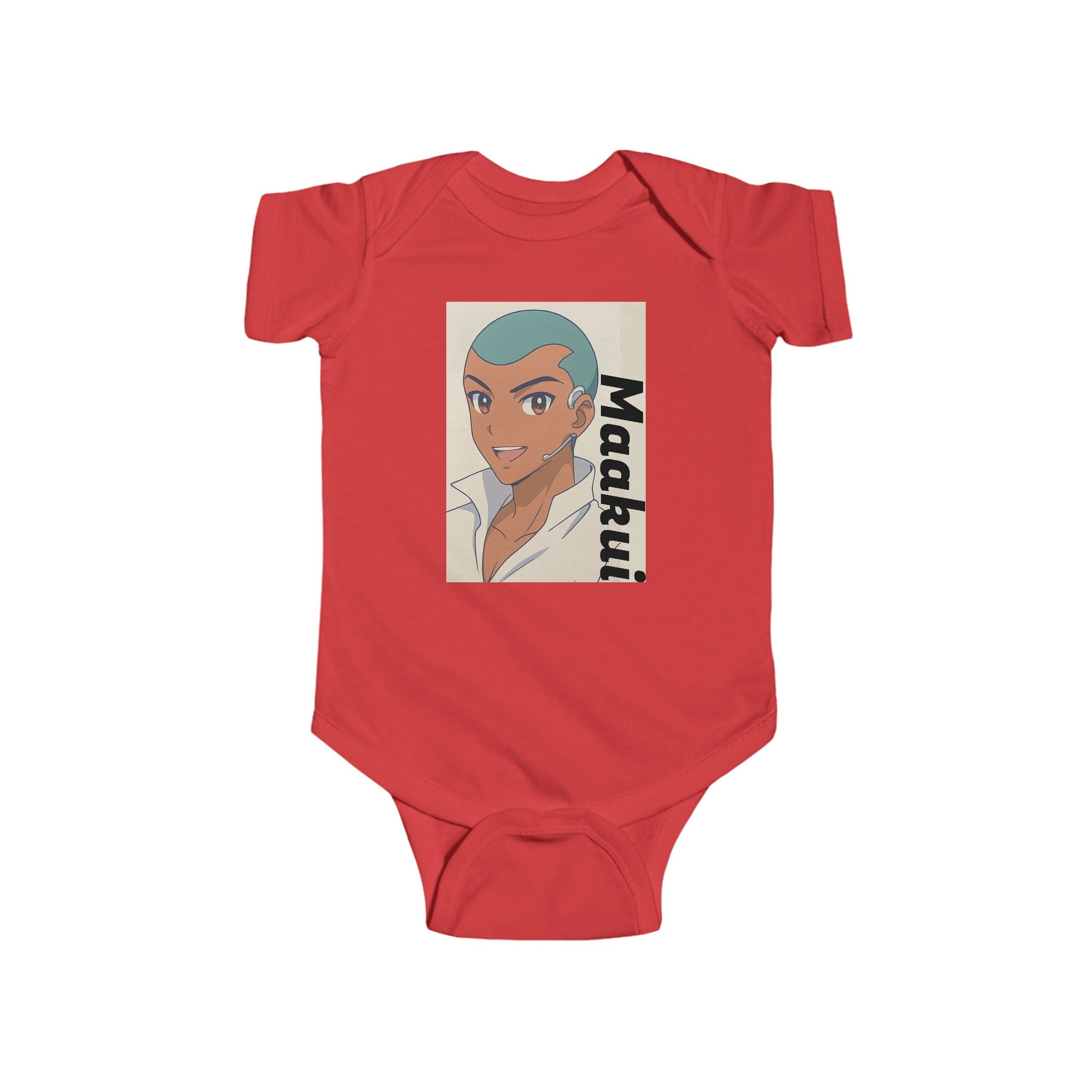 Anime Maakui Cute Character Infant Bodysuit, Baby Onesie, Toddler Gift, Newborn Apparel, Baby Shower Outfit, Fun Design