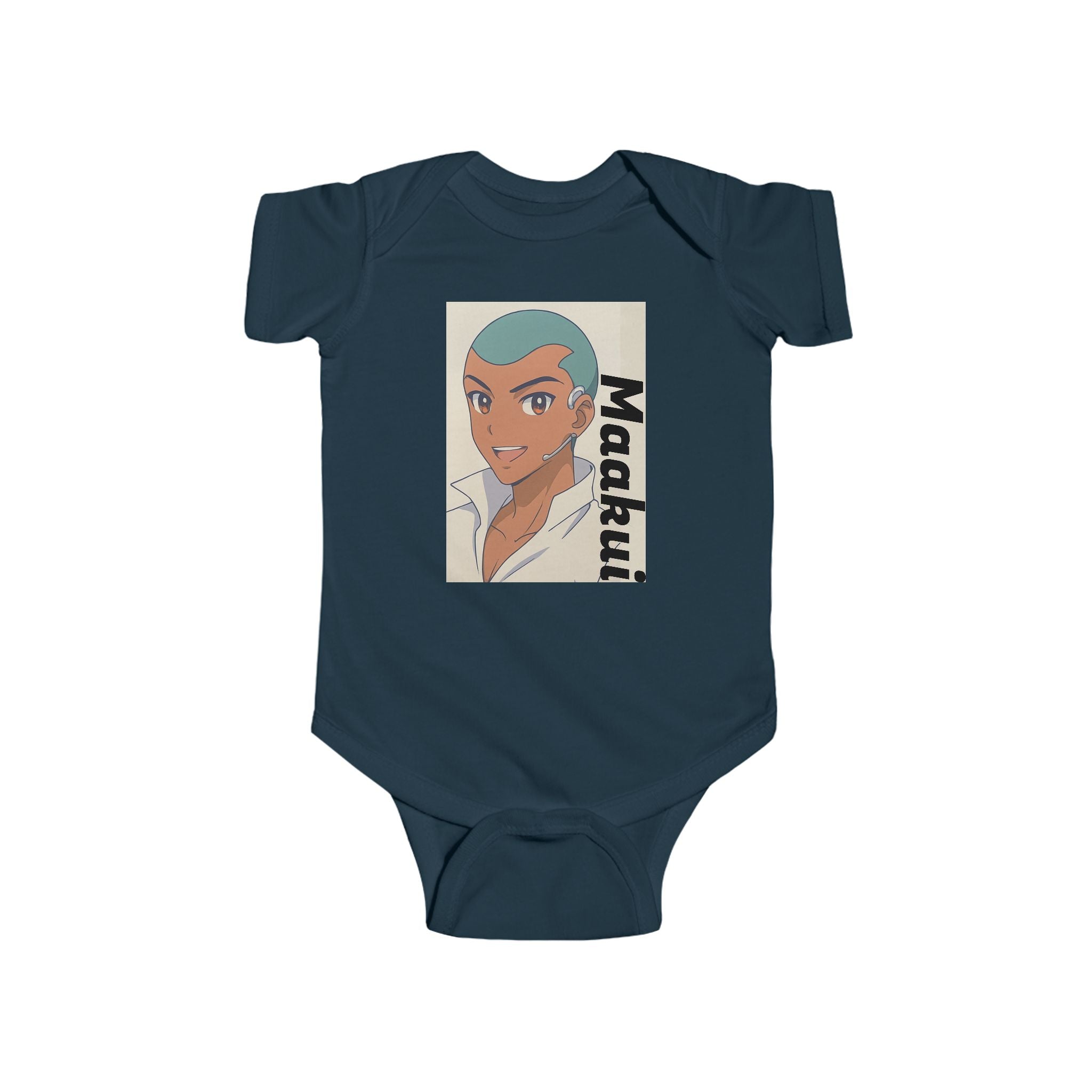 Anime Maakui Cute Character Infant Bodysuit, Baby Onesie, Toddler Gift, Newborn Apparel, Baby Shower Outfit, Fun Design
