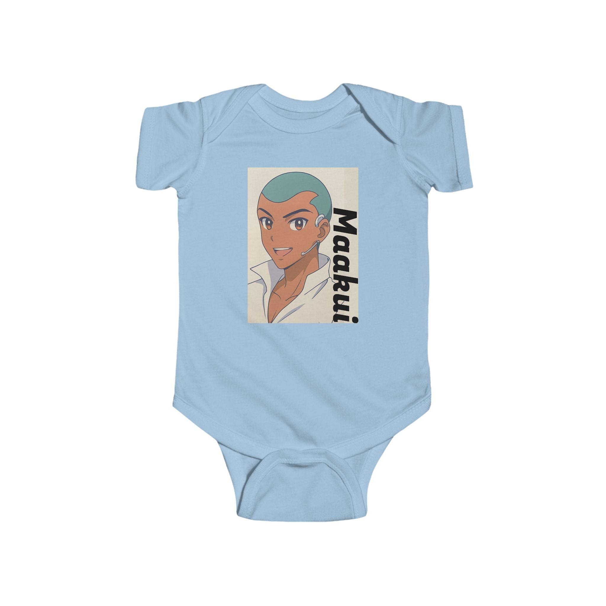 Anime Maakui Cute Character Infant Bodysuit, Baby Onesie, Toddler Gift, Newborn Apparel, Baby Shower Outfit, Fun Design