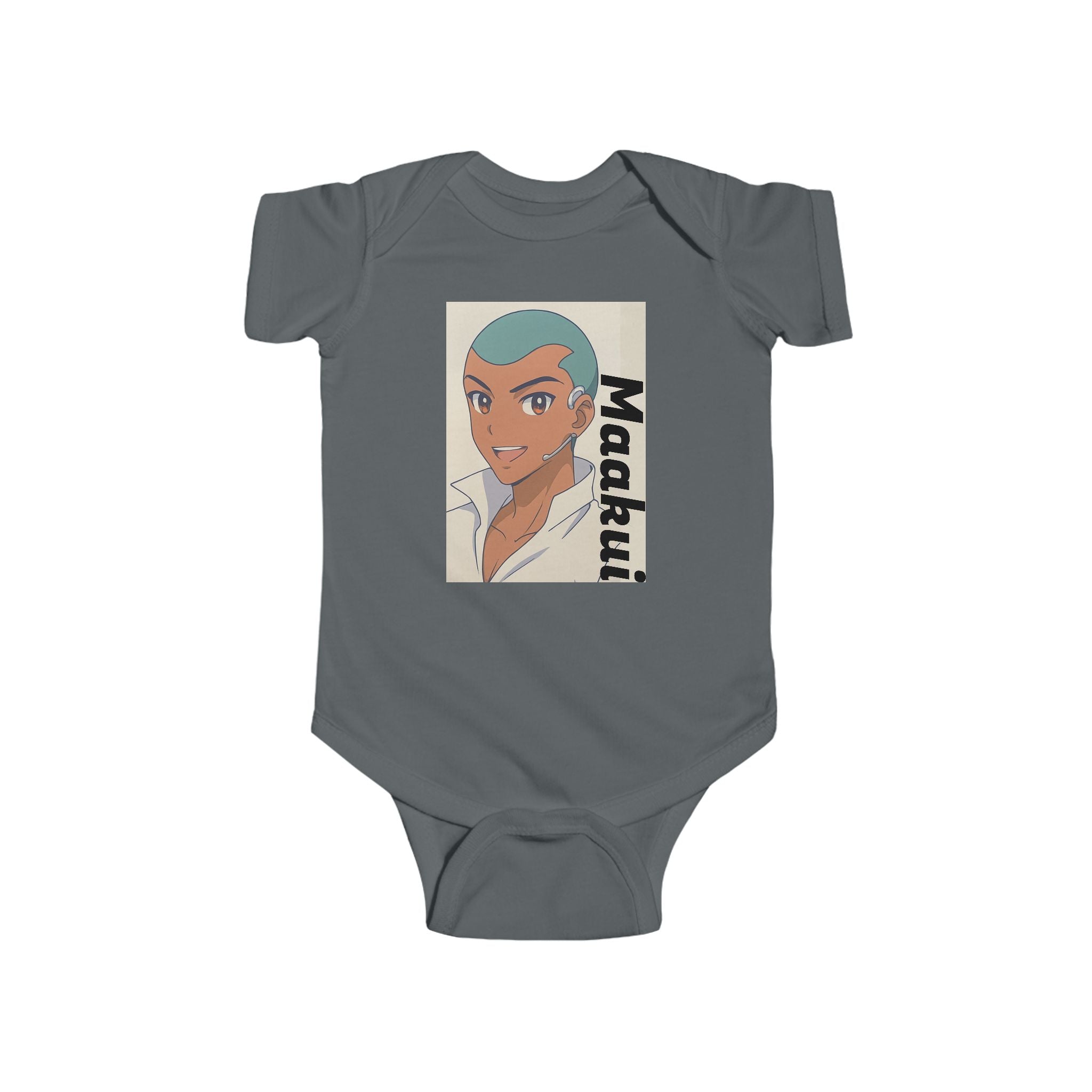 Anime Maakui Cute Character Infant Bodysuit, Baby Onesie, Toddler Gift, Newborn Apparel, Baby Shower Outfit, Fun Design