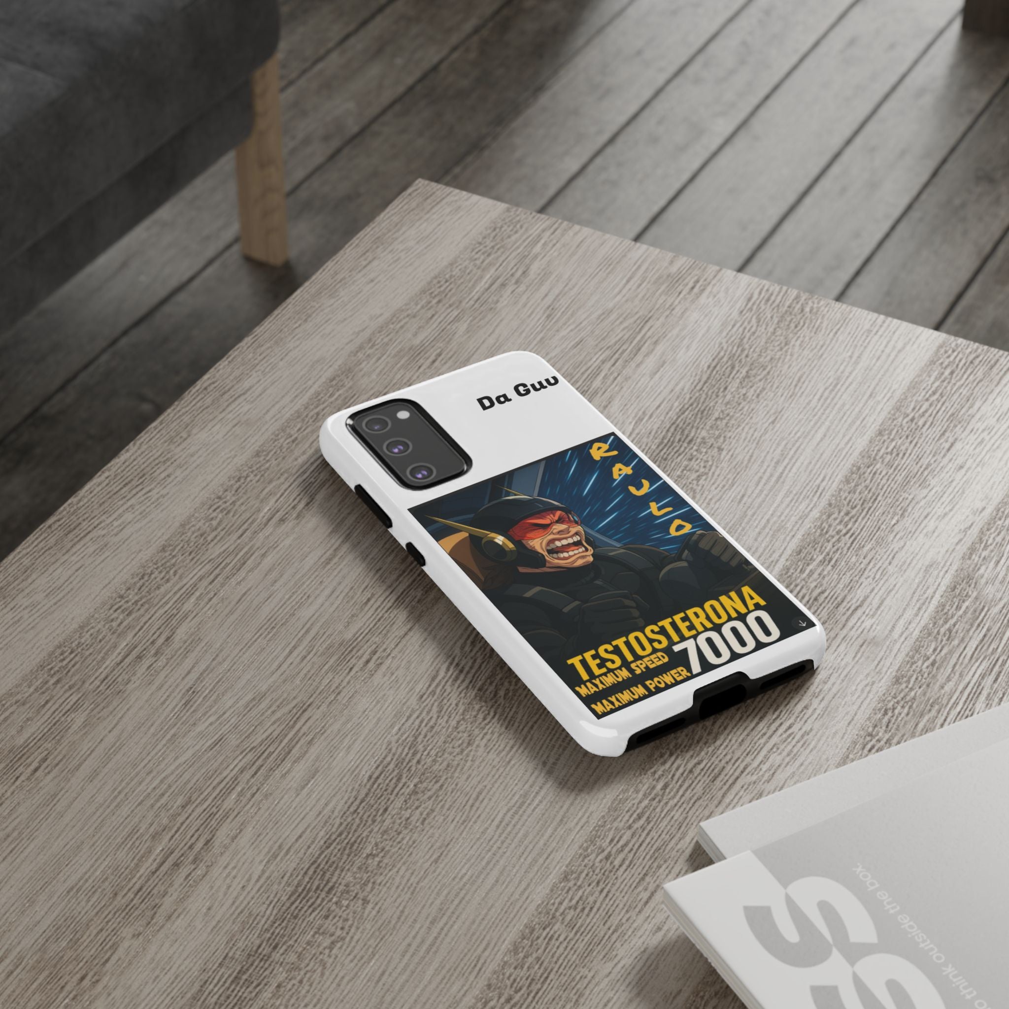 Anime Raulo Tough Cases - Sci-Fi Book Theme, Testosterona 7000, Phone Cover, Protective Shell, Unique Design, Gift for Sci-Fi Fans