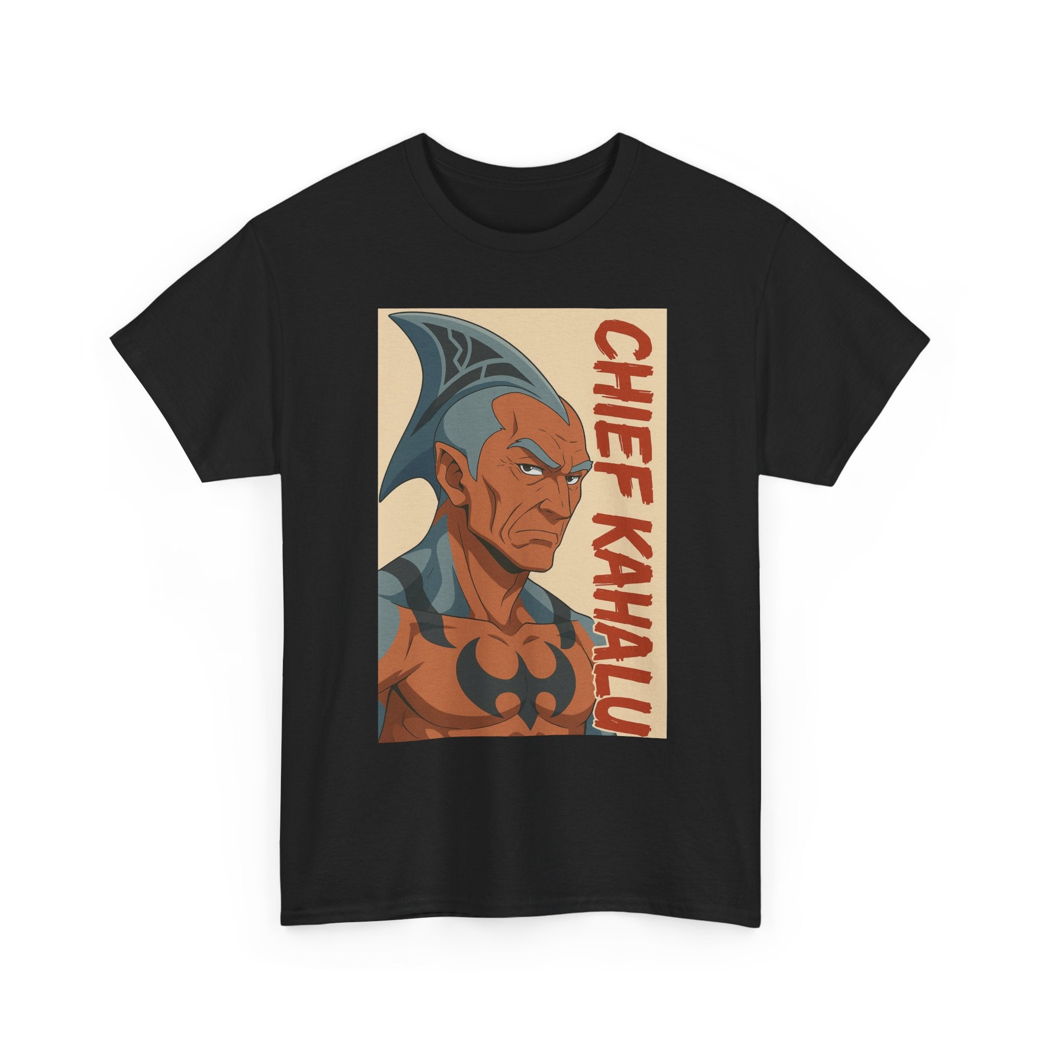 Chief Kahalu Graphic Tee, Unisex Heavy Cotton Shirt, Casual Wear, Gift for Fans, Graphic T-Shirt for Collectors
