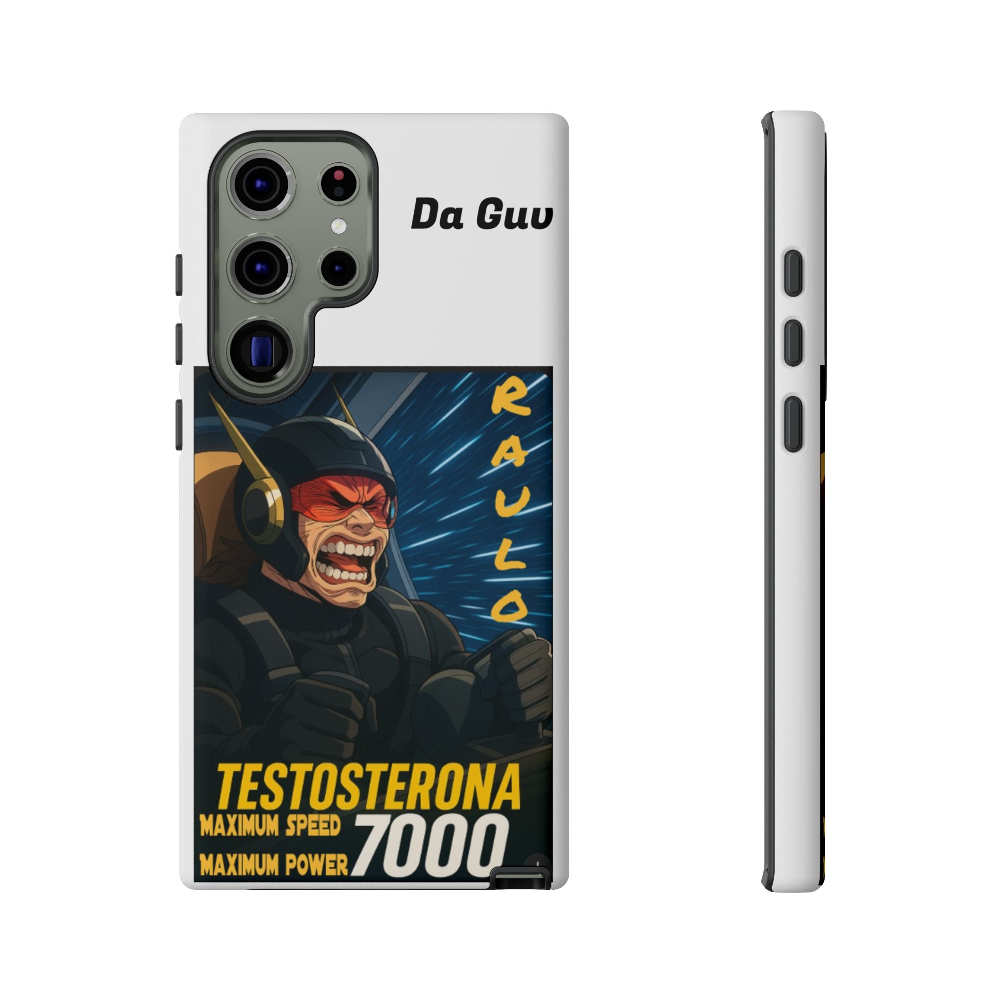 Anime Raulo Tough Cases - Sci-Fi Book Theme, Testosterona 7000, Phone Cover, Protective Shell, Unique Design, Gift for Sci-Fi Fans