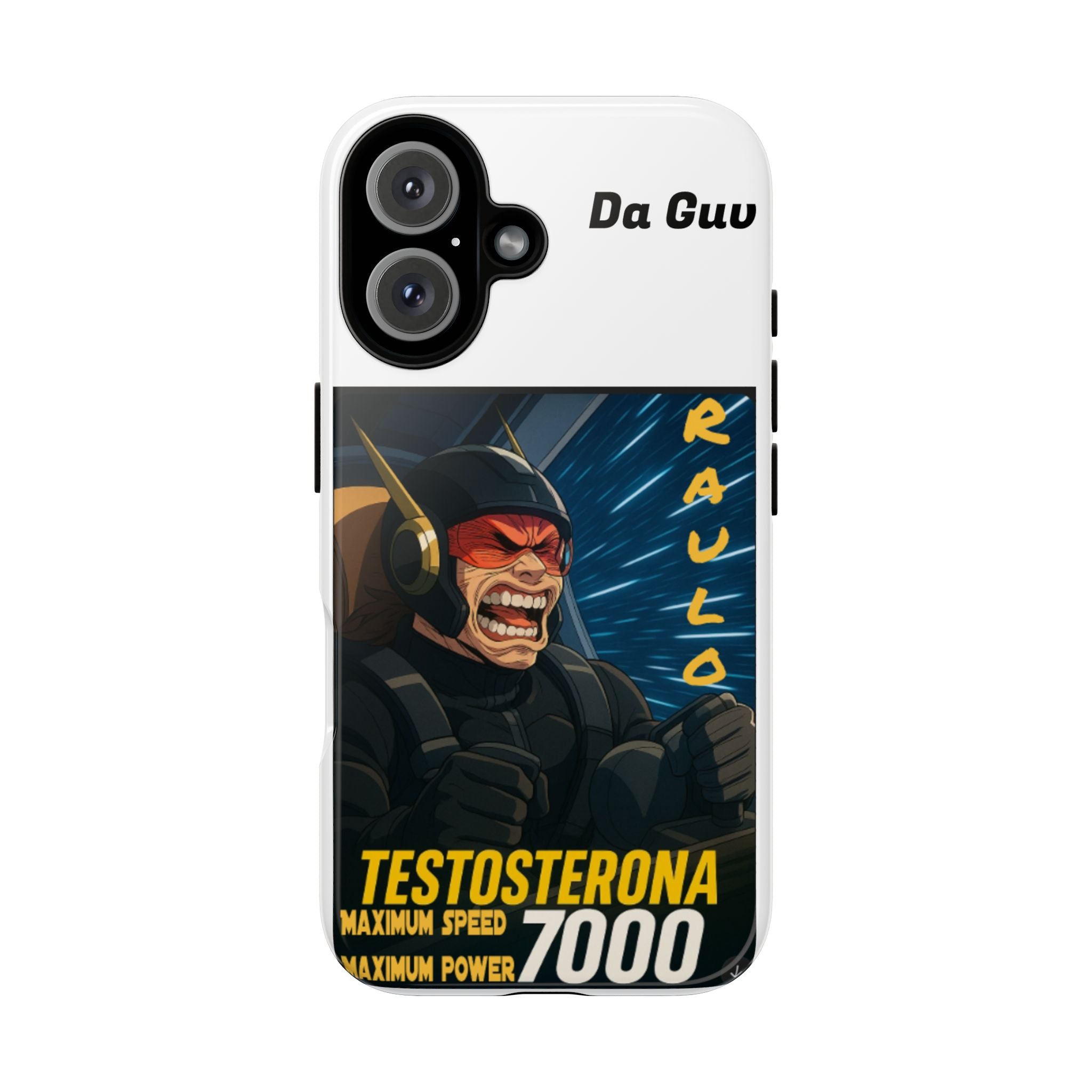 Anime Raulo Tough Cases - Sci-Fi Book Theme, Testosterona 7000, Phone Cover, Protective Shell, Unique Design, Gift for Sci-Fi Fans