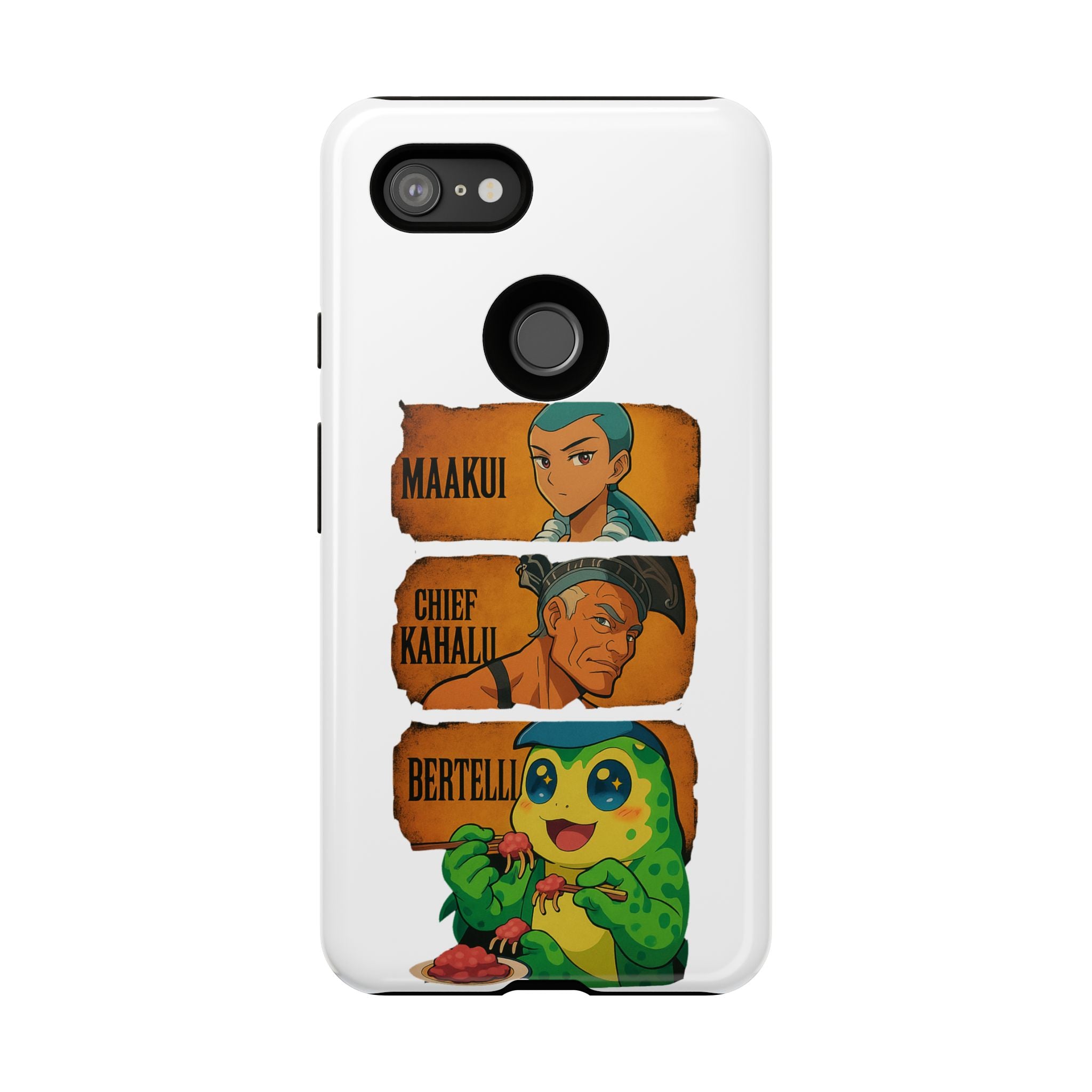 Tough Cases - Anime Phone Case Featuring Maakui, Chief Kahaili, and Bertelli, Great Gift for Fans, Personalized, Trendy, Durable