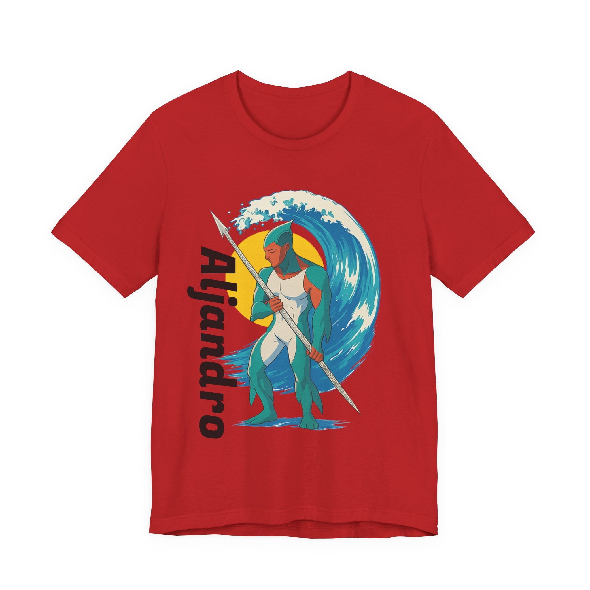 Aljandro Wave Warrior T-Shirt — Personalized 'Aljandro' Surf Guardian Tee