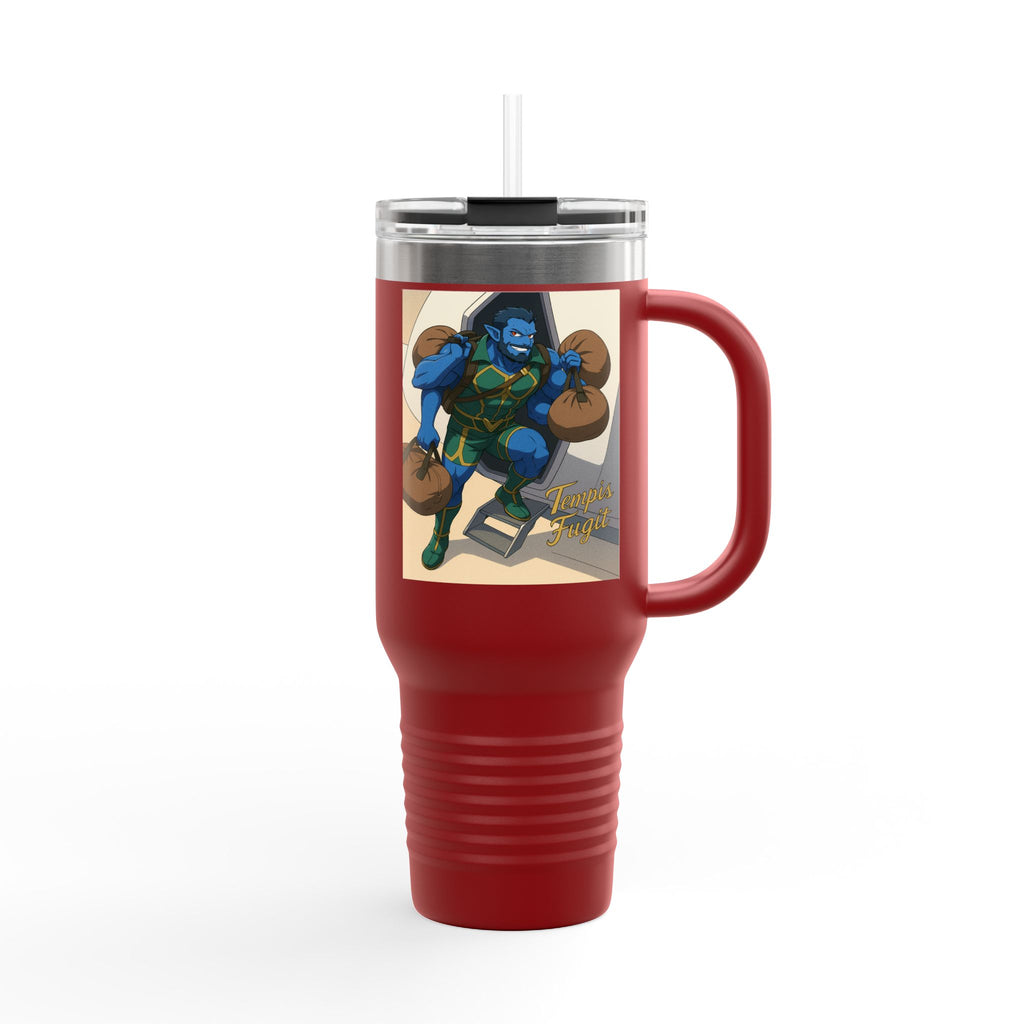 Anime Temis Fugit , Travel Mug , Perfect for Hiking, Camping, Road Trips, and Gift-Giving, 40oz Tumbler, Eco-Friendly Coffee [...]