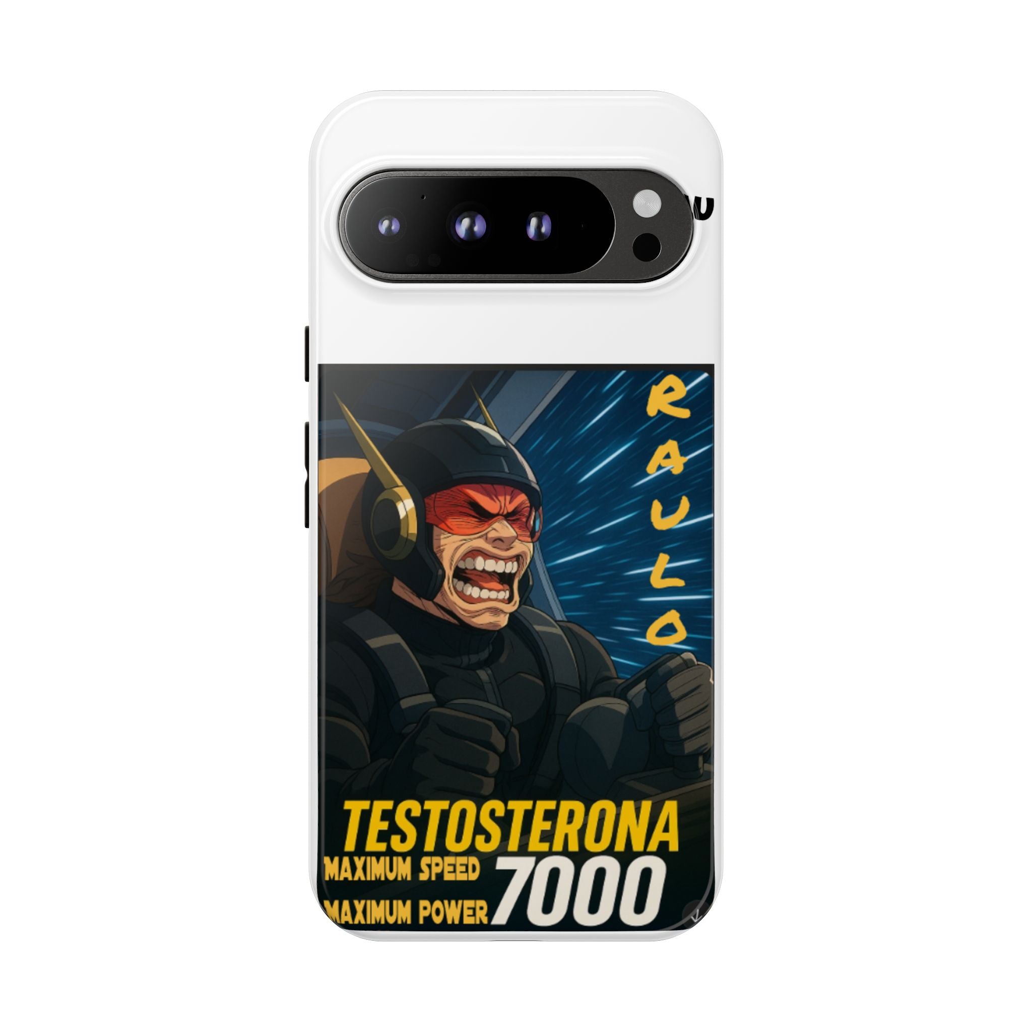 Anime Raulo Tough Cases - Sci-Fi Book Theme, Testosterona 7000, Phone Cover, Protective Shell, Unique Design, Gift for Sci-Fi Fans