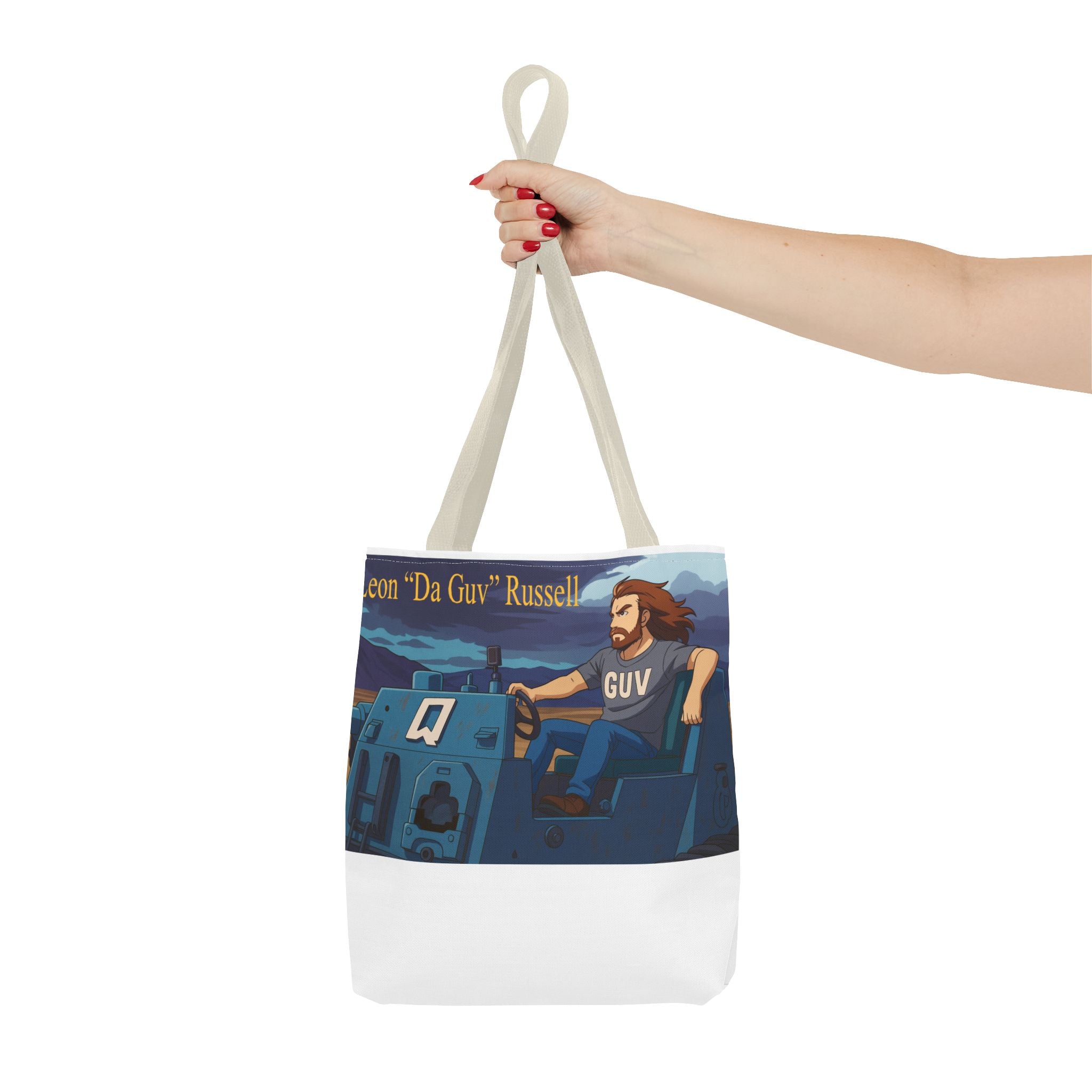 Tank Tote Bag - Leon "Da Guv" Russell from "Da Guv" Sci-Fi Book, Gift for Sci-Fi Fans, Unique Bookish Bag, Literary Tote, Book Lover Gift