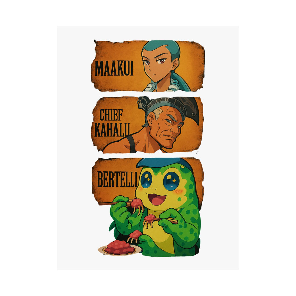 Whimsical Character Posters, Art Prints for Kids, Nature Decor, Anime Wall Art, Unique Home Decoration