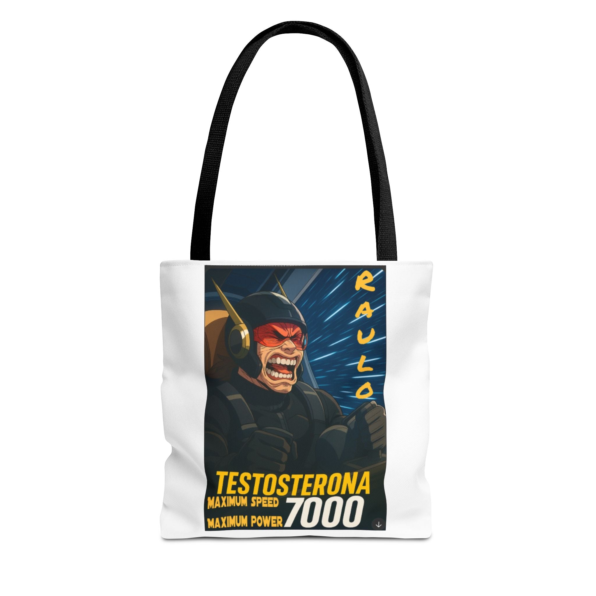 Anime Raulo Tote Bag, testosterona 7000, Da Guv Shopping Bag, Gift for Him, Casual Daily Use, Fitness Tote, Unique Design