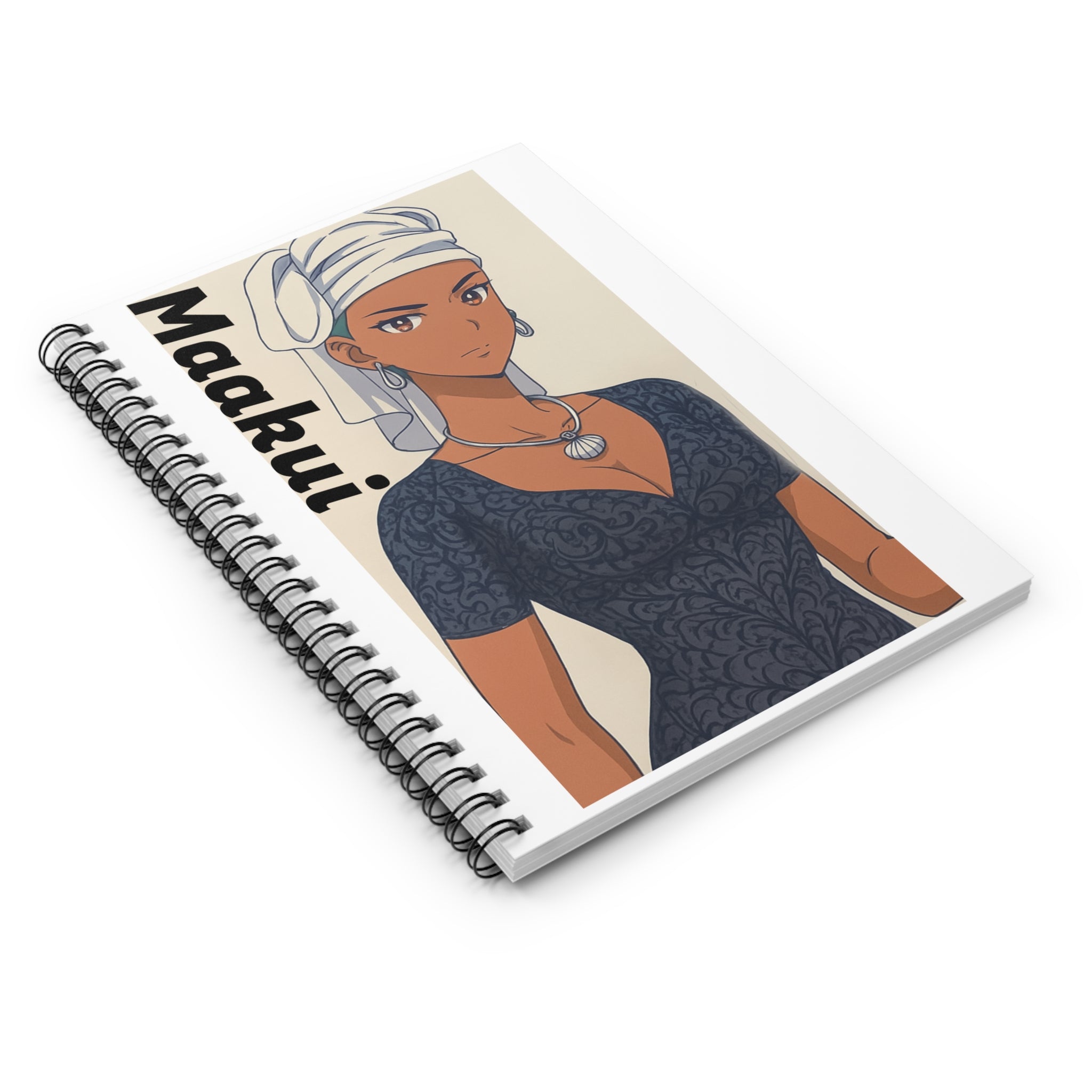 Spiral Notebook - Anime Maakui from Da Guv, Ruled Line Journal, Sci-Fi Manga Stationery, Bullet Point Diary, Fans Gift, College Supplies