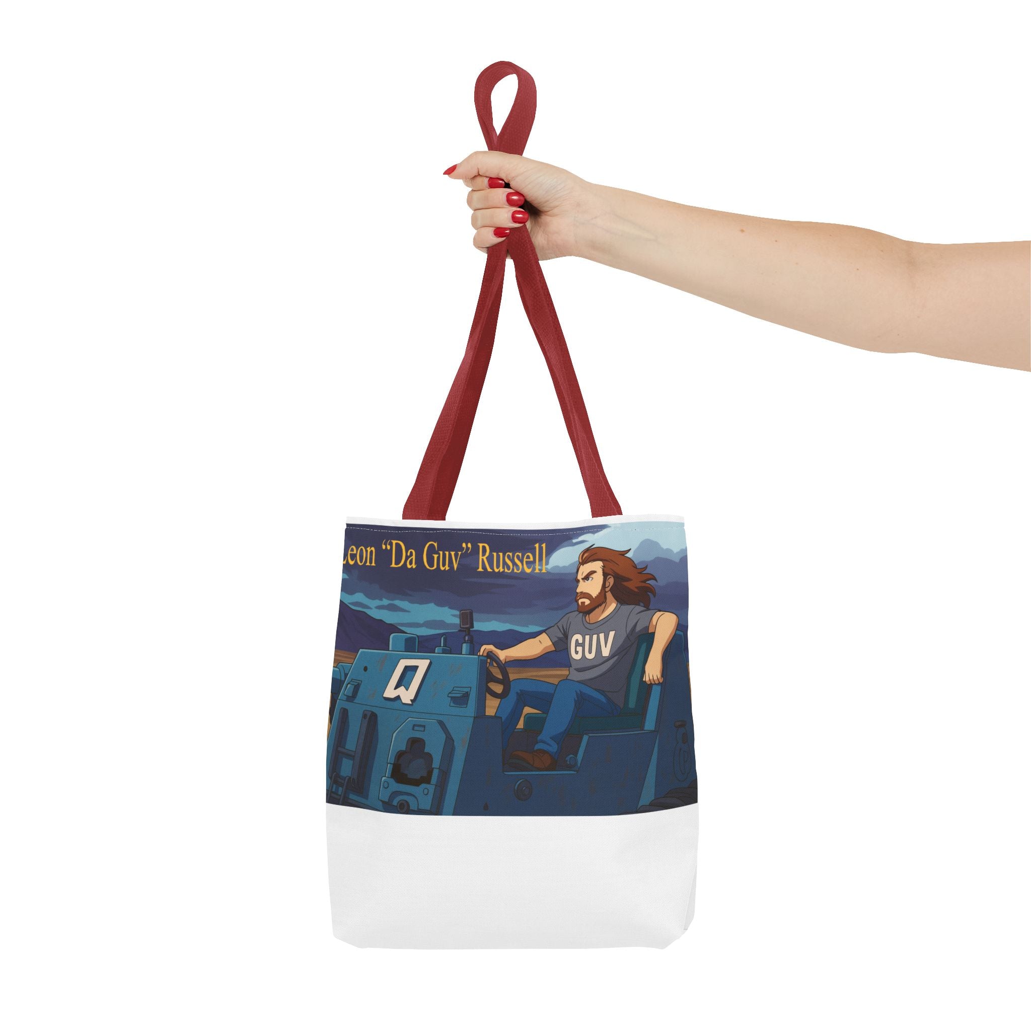 Tank Tote Bag - Leon "Da Guv" Russell from "Da Guv" Sci-Fi Book, Gift for Sci-Fi Fans, Unique Bookish Bag, Literary Tote, Book Lover Gift