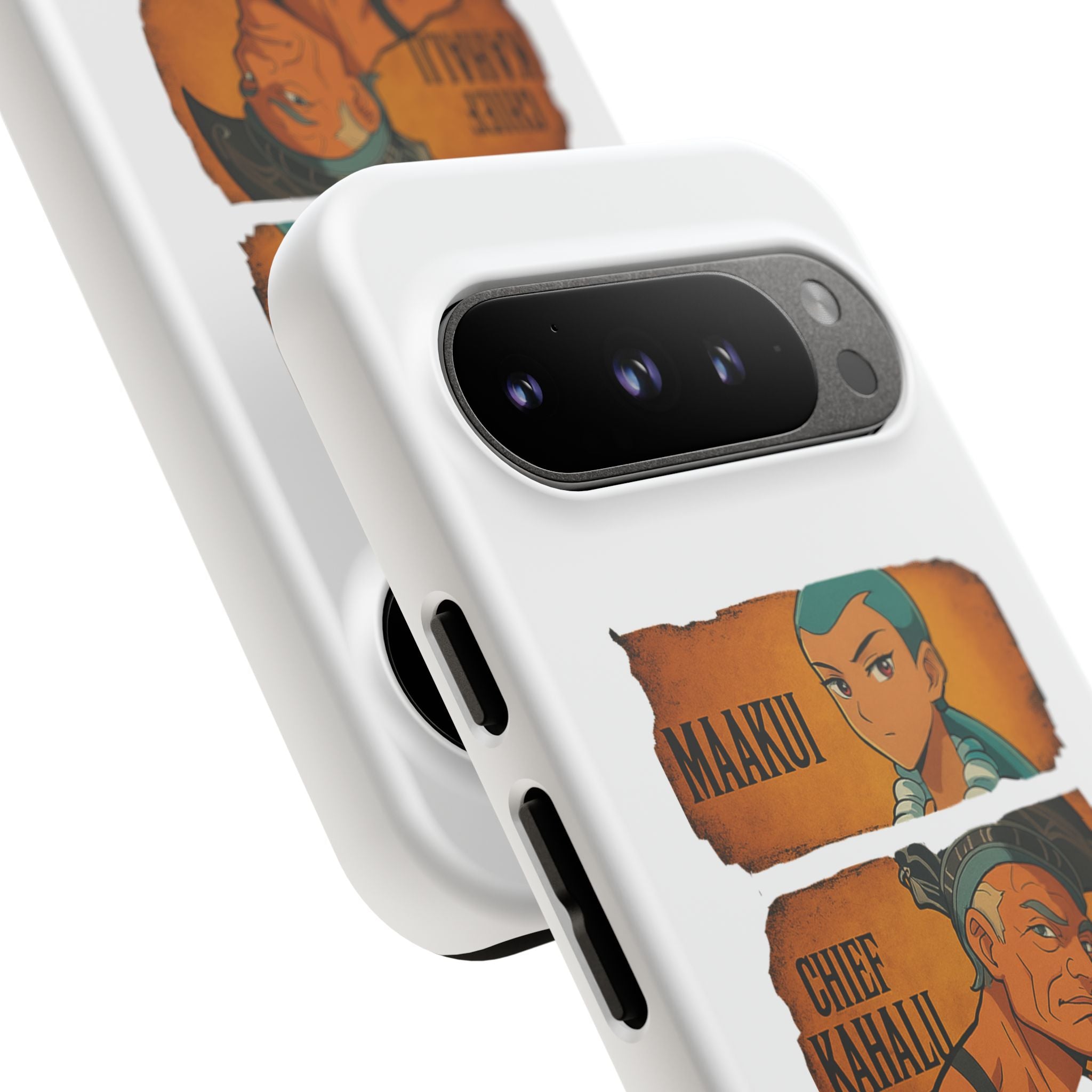 Tough Cases - Anime Phone Case Featuring Maakui, Chief Kahaili, and Bertelli, Great Gift for Fans, Personalized, Trendy, Durable