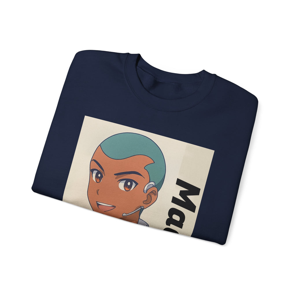 Maakui, anime character Crewneck Sweatshirt - Perfect for Everyday Wear, Unique Gift, Cozy Fashion
